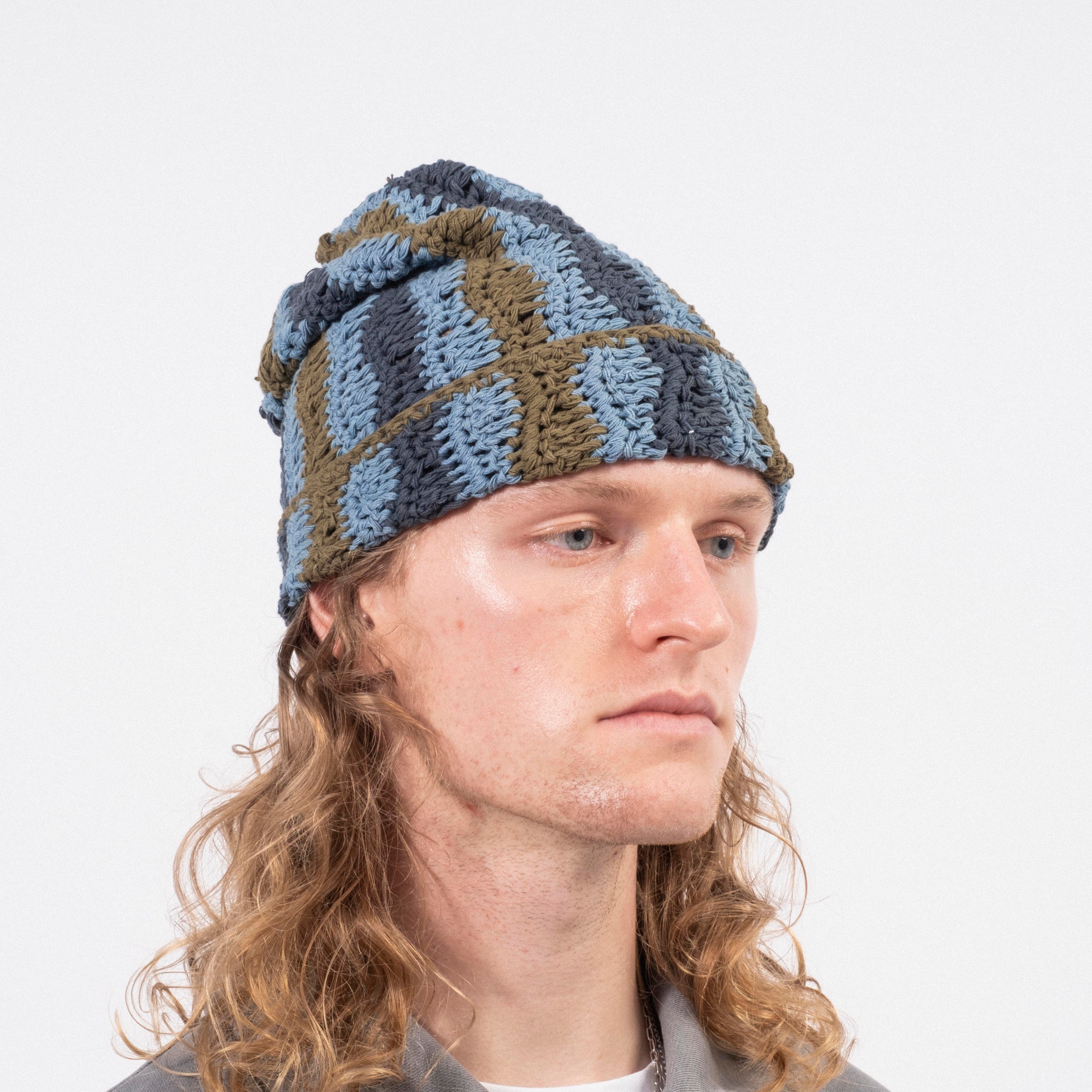 [STORY MFG] SEAWEED BEANIE _ BLUE WONKY-WEAR