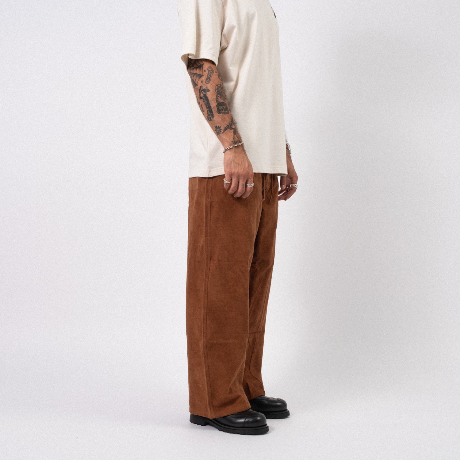 [STORY MFG] DOCUMENT PANTS _ BARK BROWN