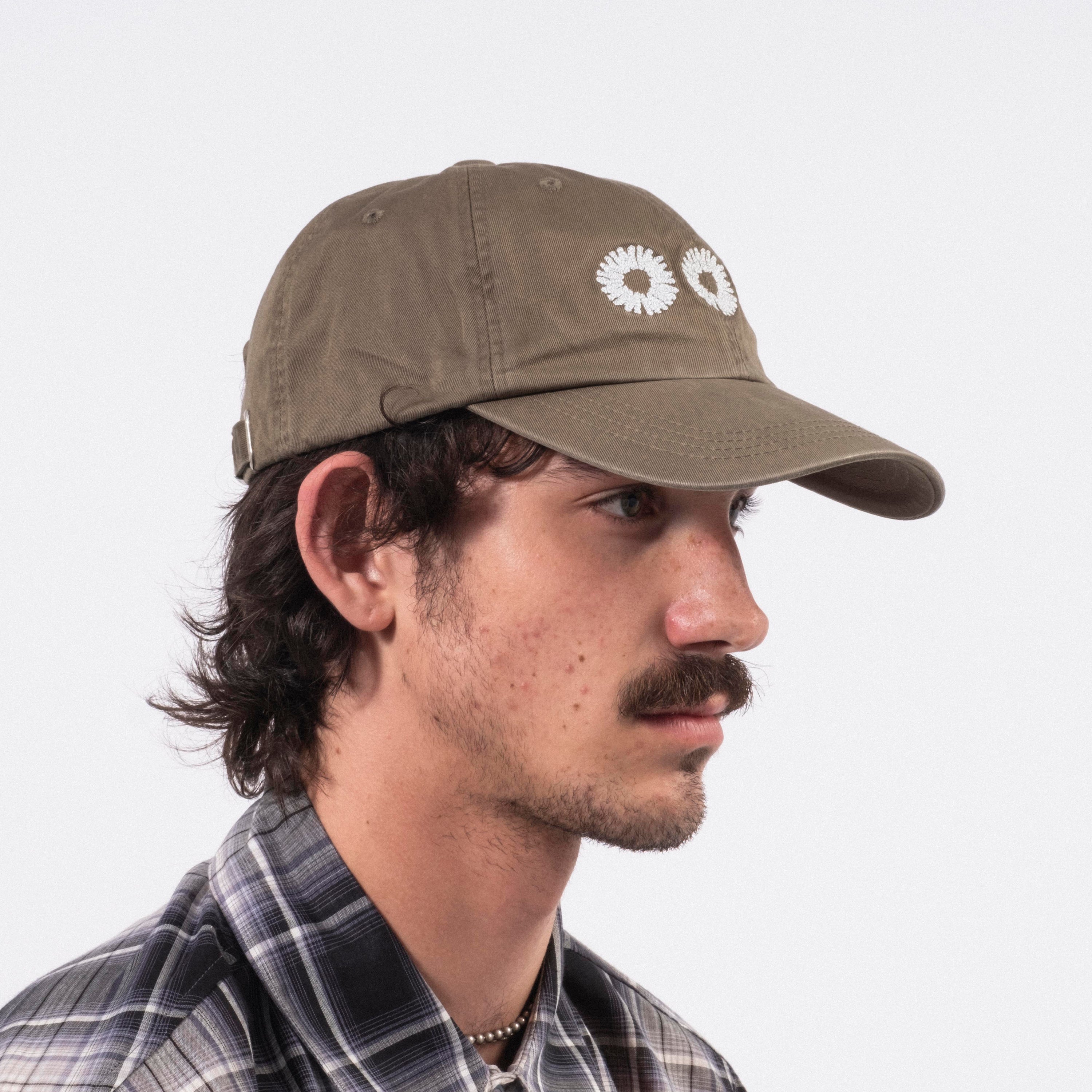 [999HUMANITY] LOGO ARCHIVE CAP _ FADED OLIVE
