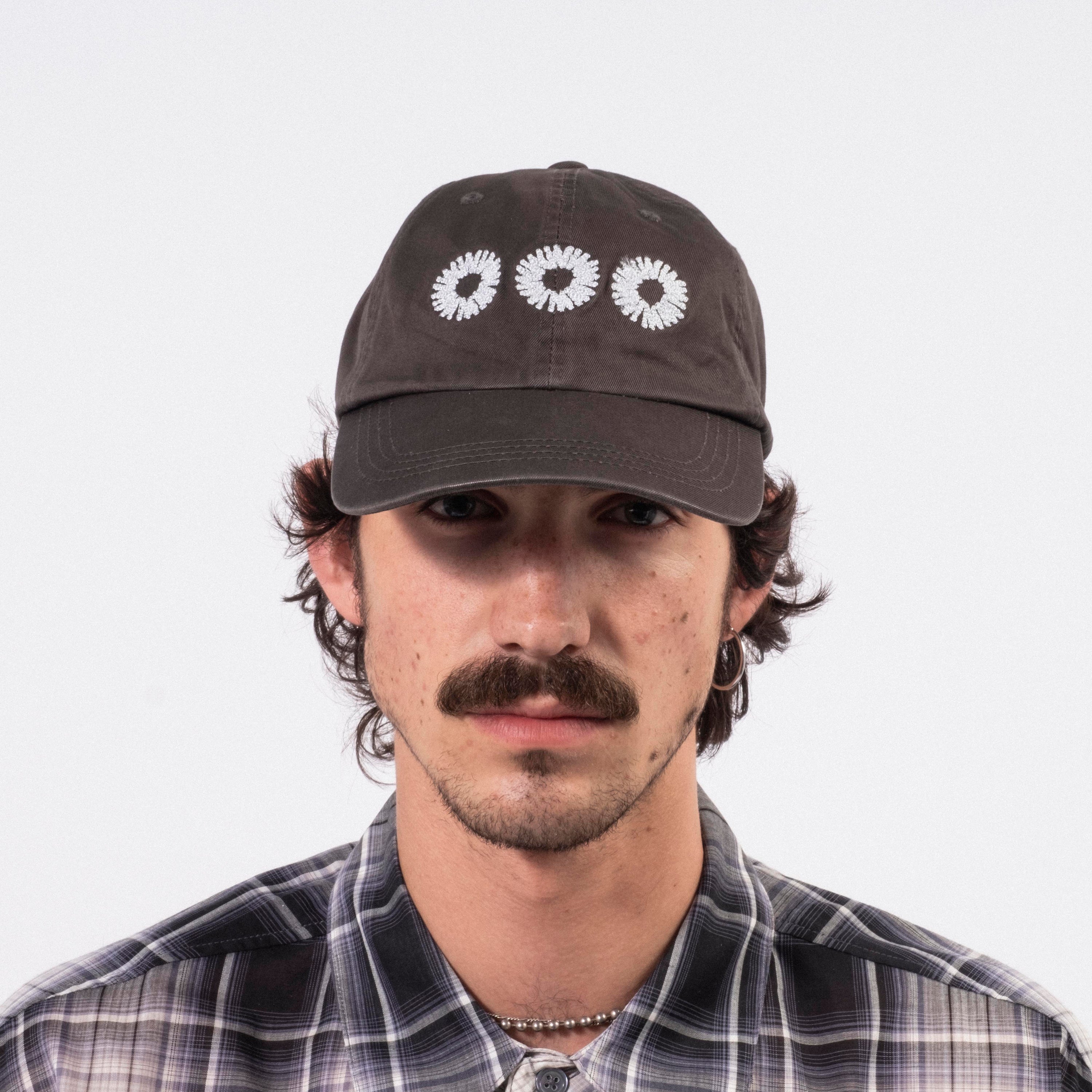 [999HUMANITY] LOGO ARCHIVE CAP _ PURPLE CHARCOAL