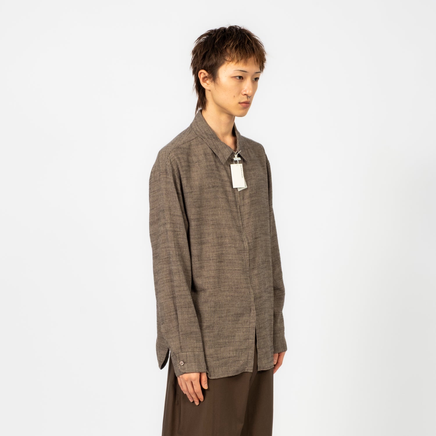 [POST ARCHIVE FACTION] ZIP SHIRT (ARCHIVE) _ DUSK