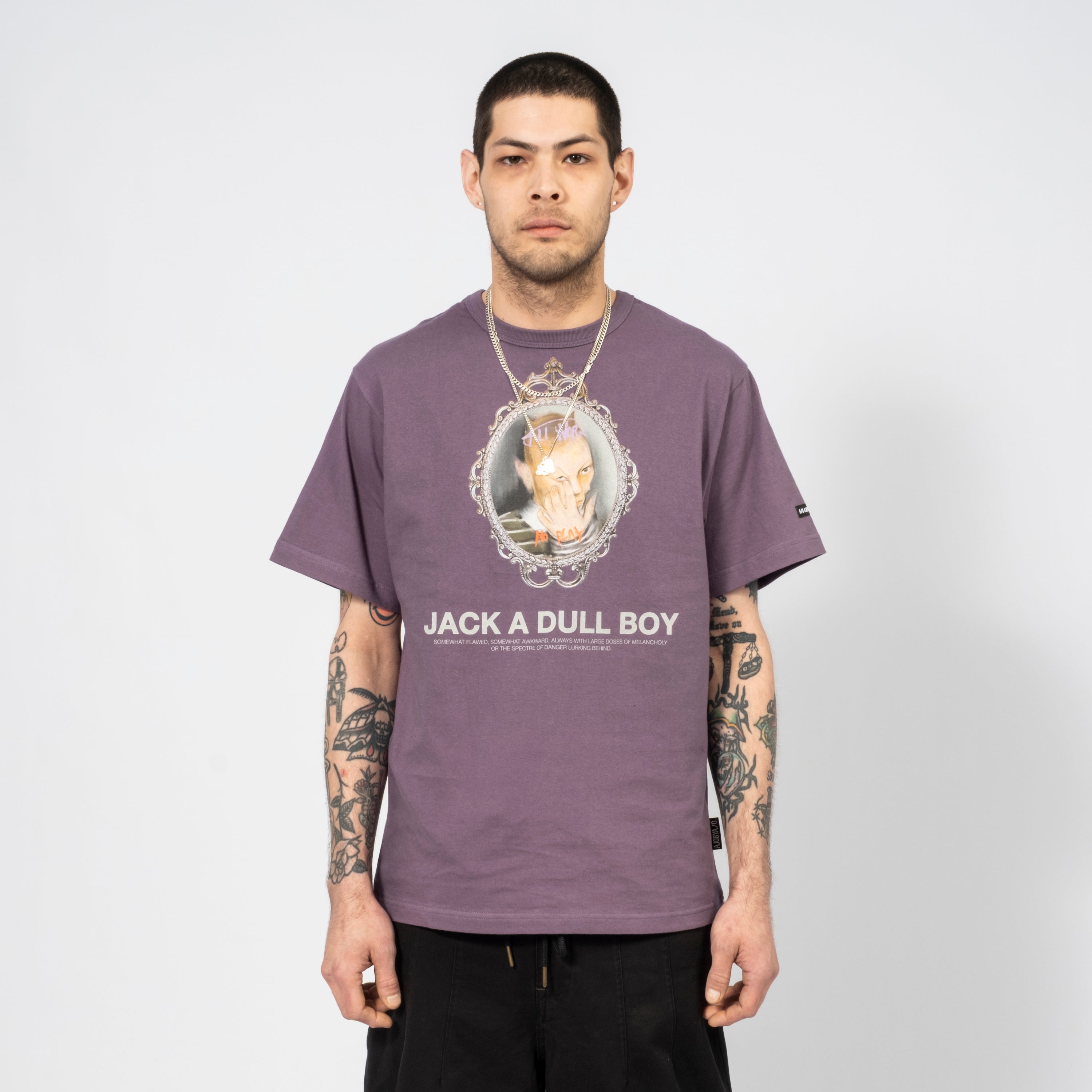 [AJOBYAJO] JACK'S PORTRAIT T-SHIRT _ PURPLE