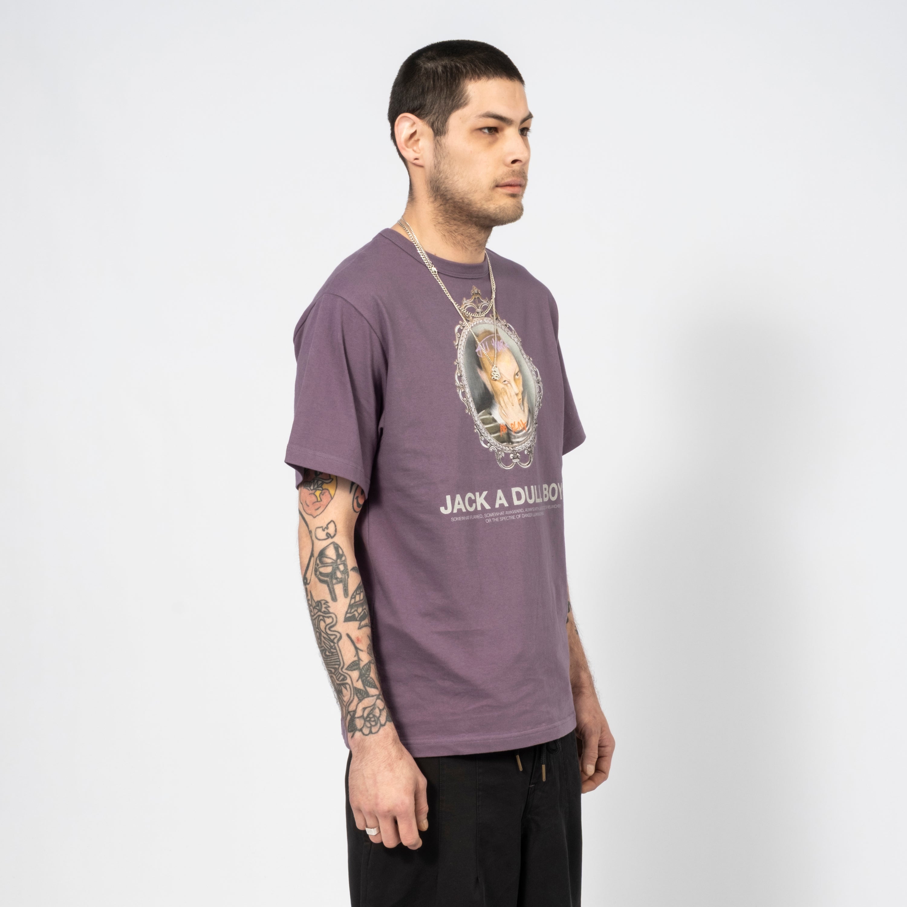 [AJOBYAJO] JACK'S PORTRAIT T-SHIRT _ PURPLE