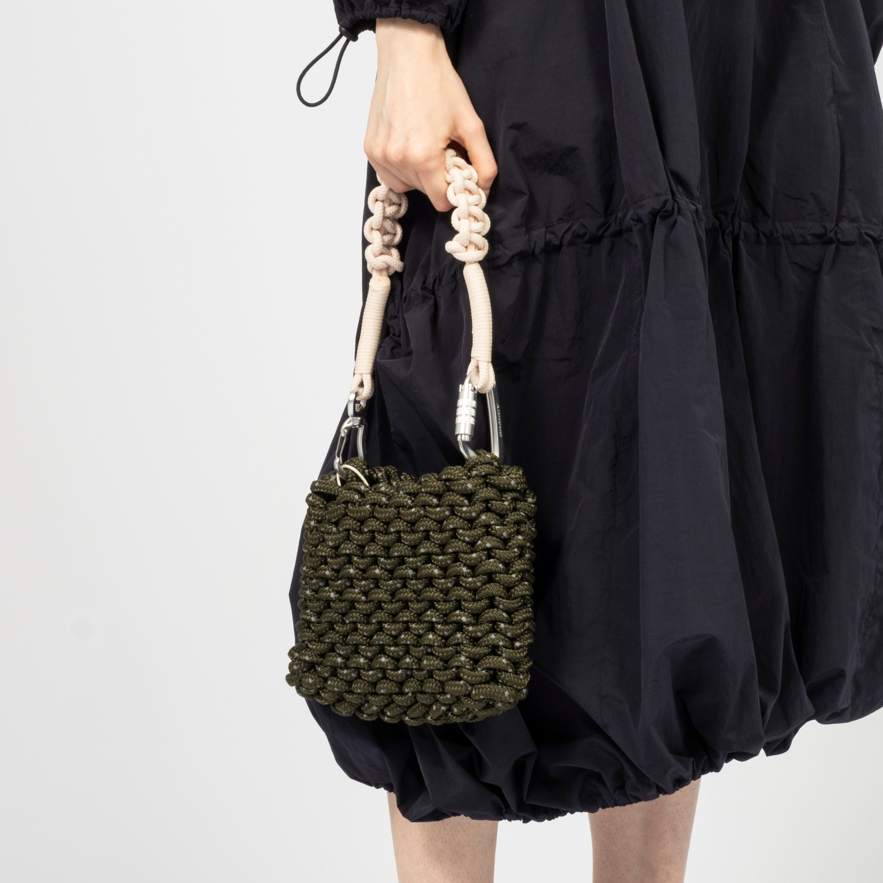 [BRAGGY] HANDBAG _ REFLECTIVE KAKI