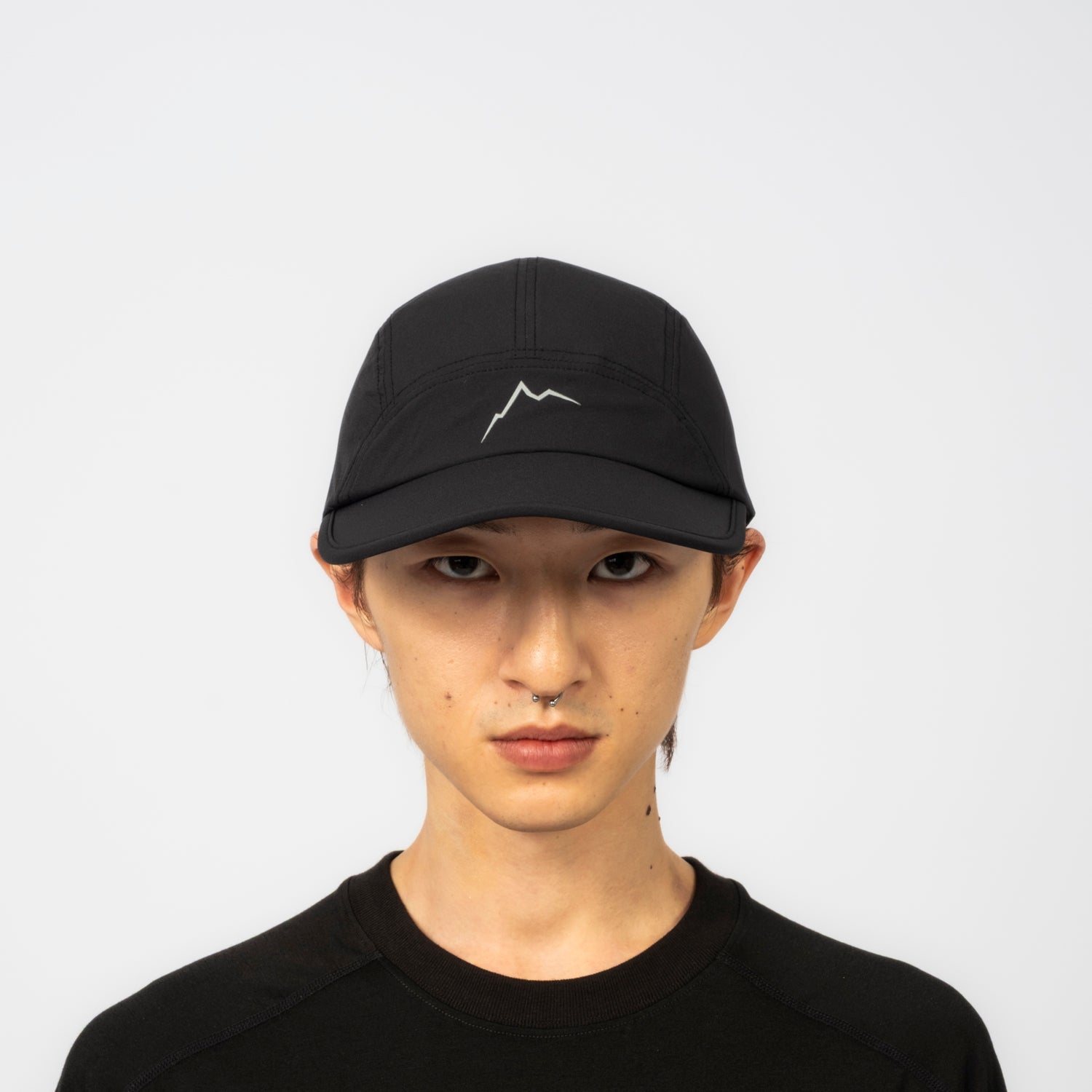 [CAYL] STRETCH TRAIL CAP _ BLACK