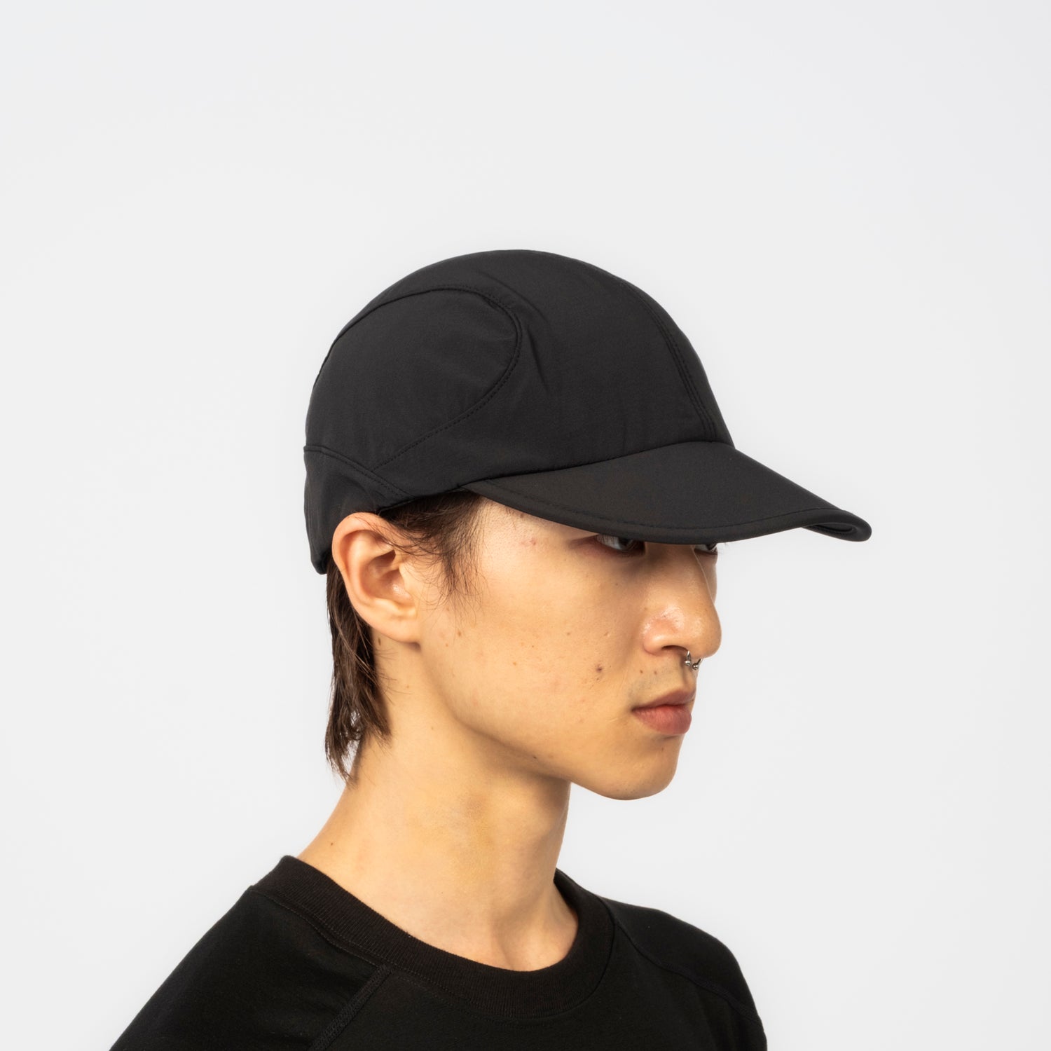 [CAYL] STRETCH FLUID CAP _ BLACK