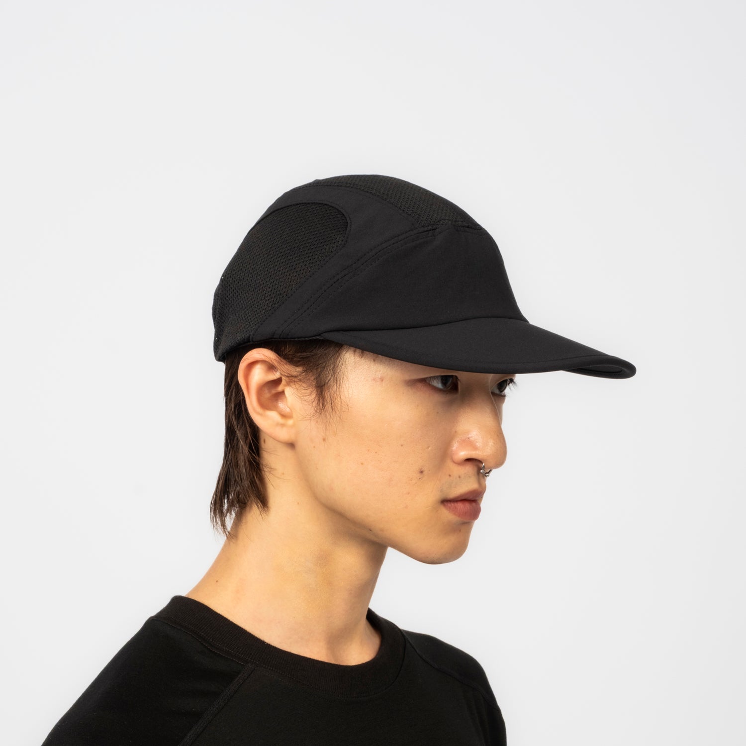 [CAYL] SOFT MESH CAP _ BLACK