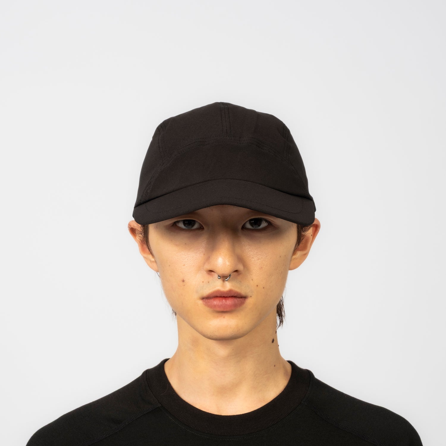 [CAYL] DOUBLE WEAVE TRAIL CAP _ BLACK