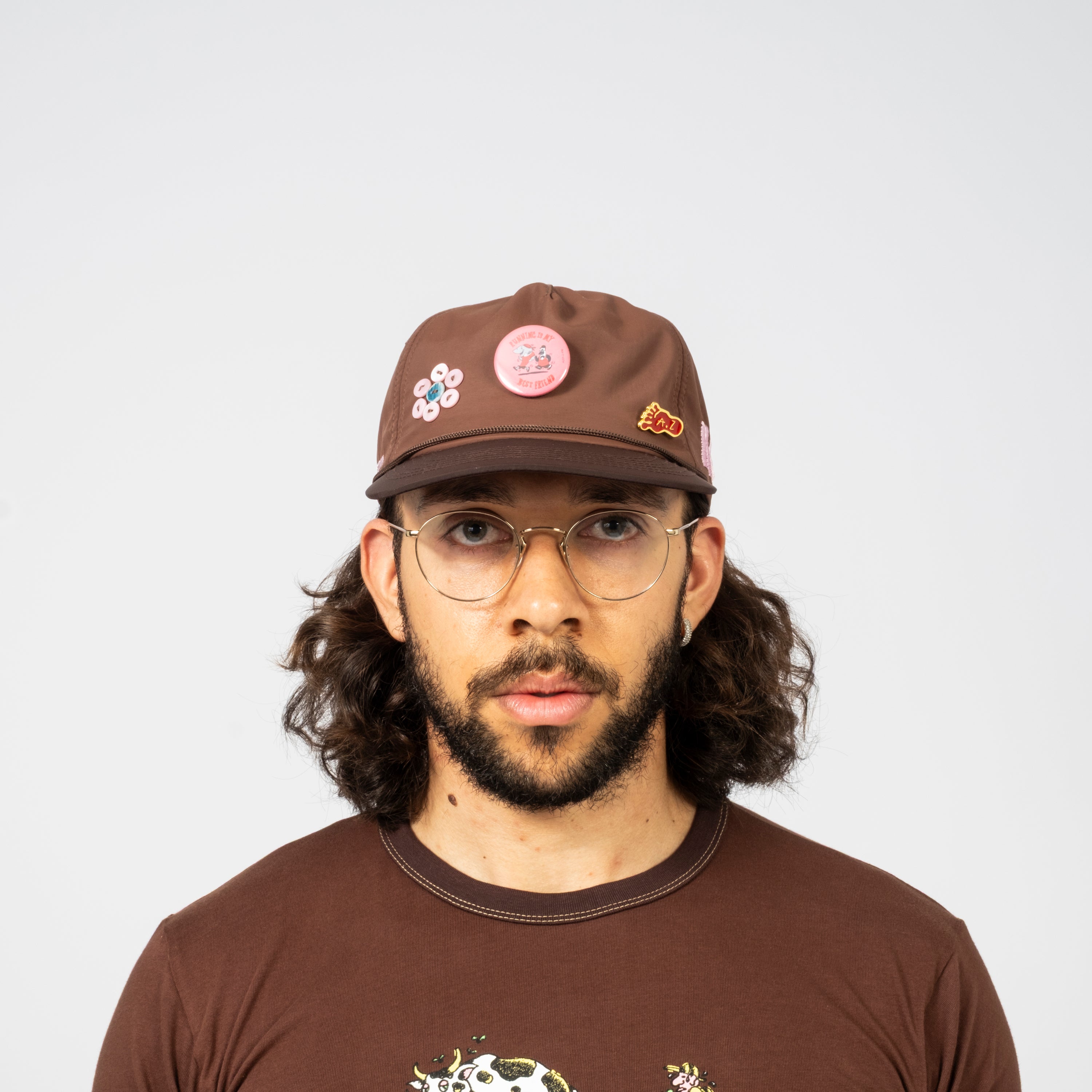 [ALEX ZONO] "RUNNING IS MY BEST FRIEND" PIN TRUCKER