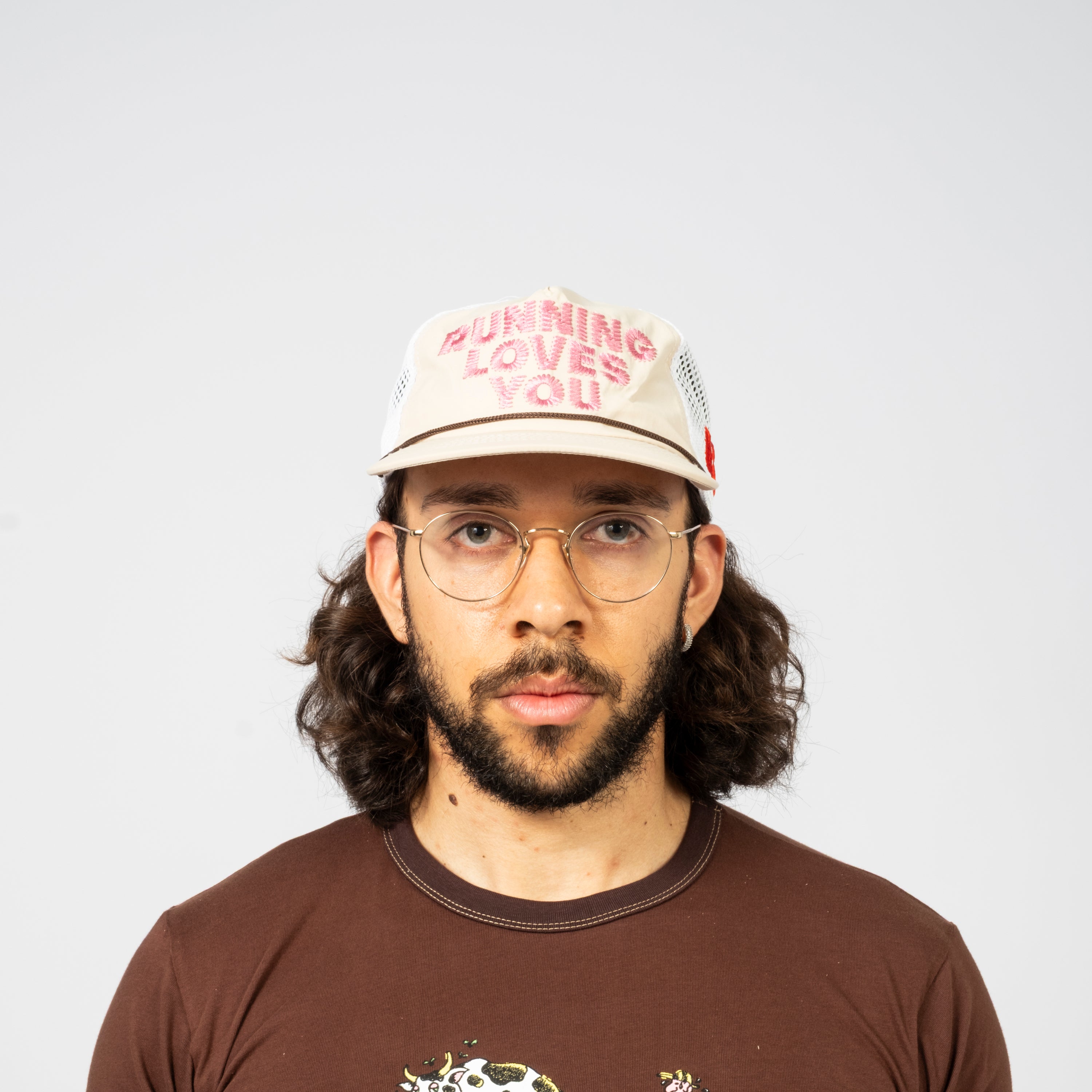 [ALEX ZONO] "RUNNING LOVES YOU " TRUCKER OG _ PINK