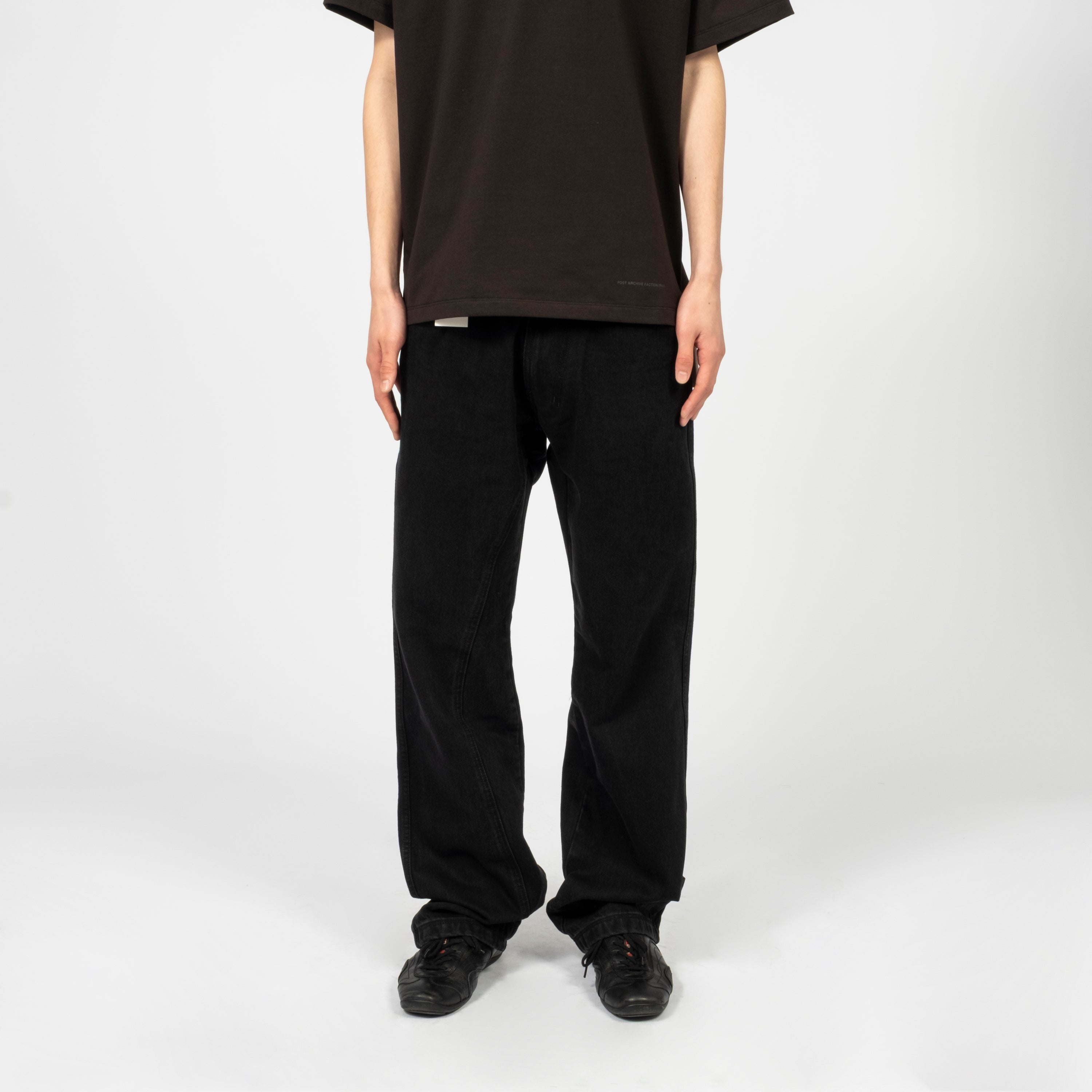 [POST ARCHIVE FACTION] CURVED JEANS (ARCHIVE) _ BLACK