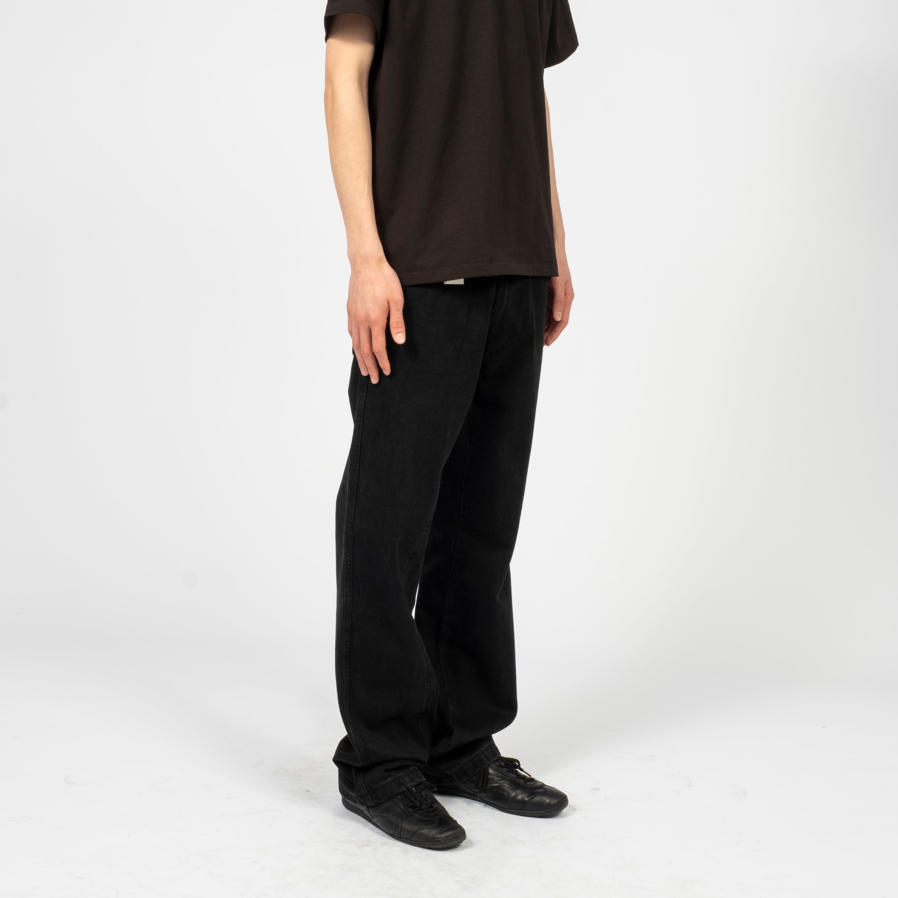 [POST ARCHIVE FACTION] CURVED JEANS (ARCHIVE) _ BLACK