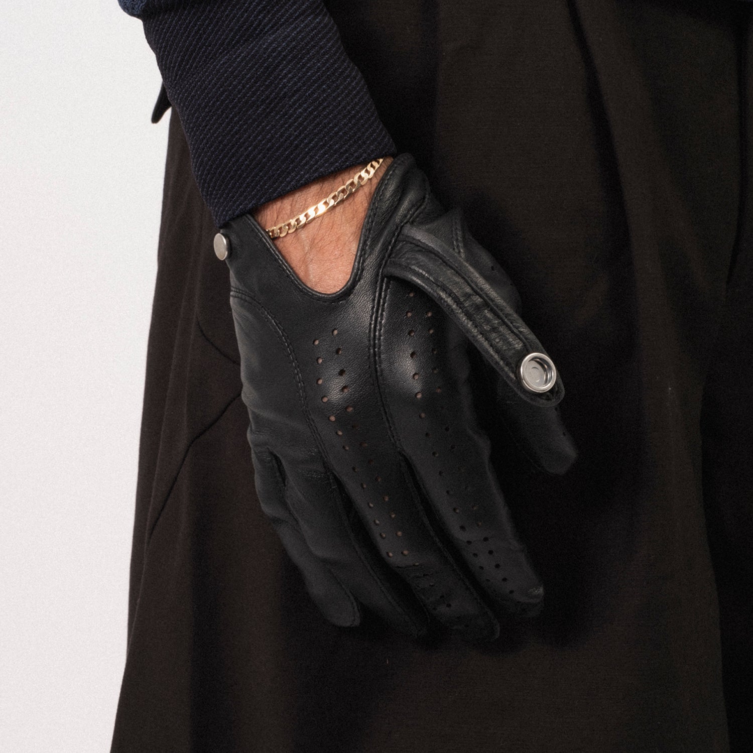 [J.L-A.L] TRACER GLOVES _ SHUNGITE BLACK