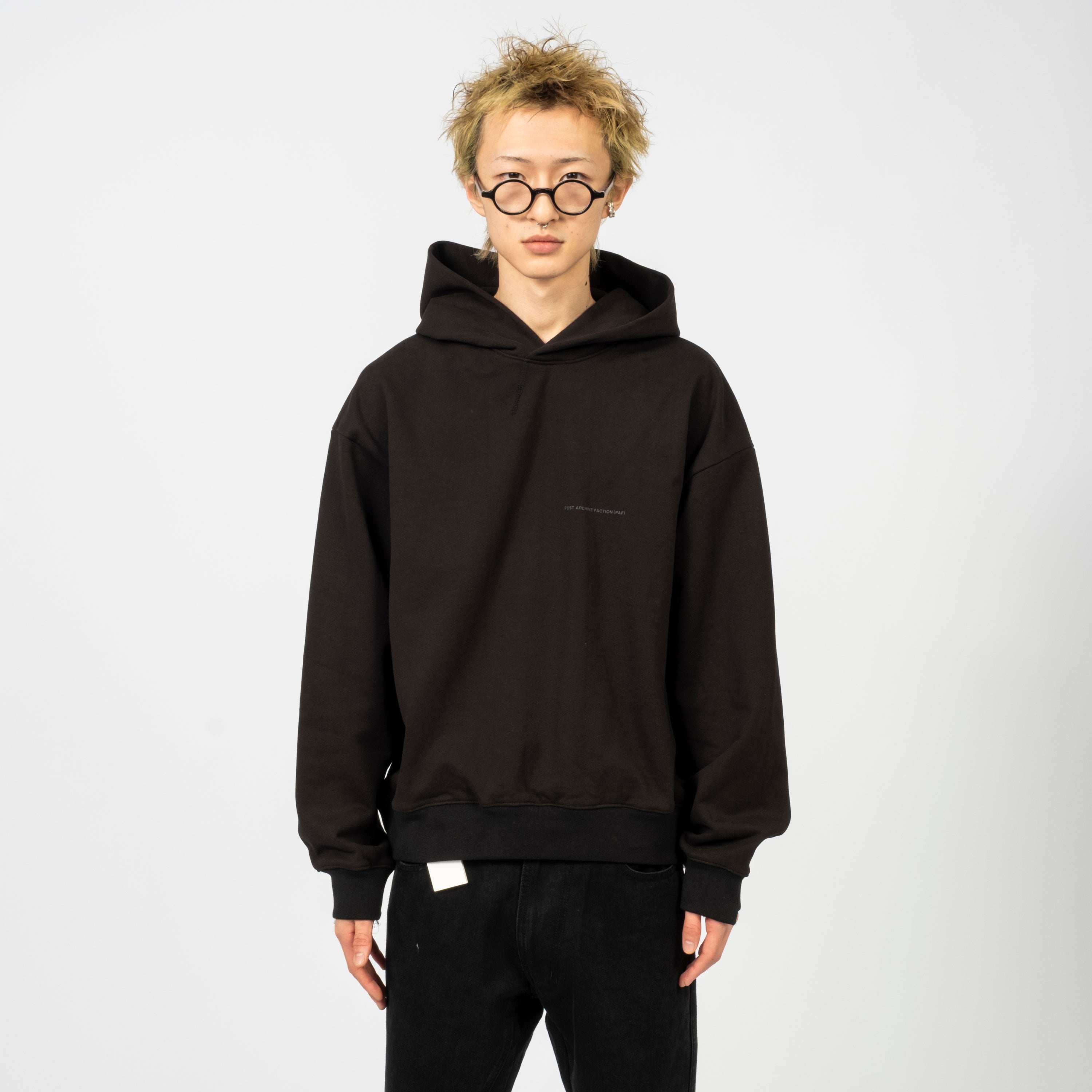 [POST ARCHIVE FACTION] WORK HOODIE _ BLACK