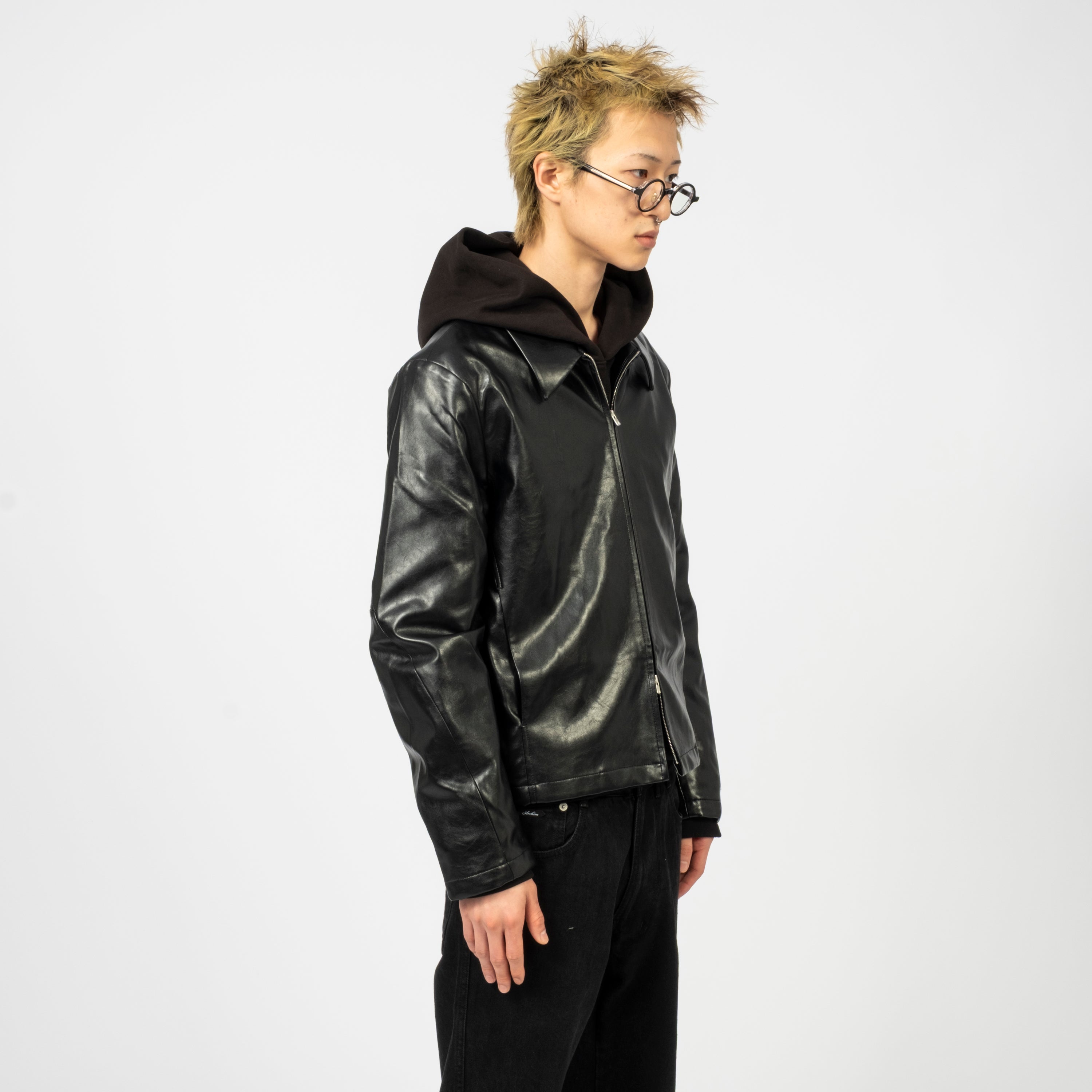 [POST ARCHIVE FACTION] CABARET JACKET (ARCHIVE) _ METALLIC BLACK