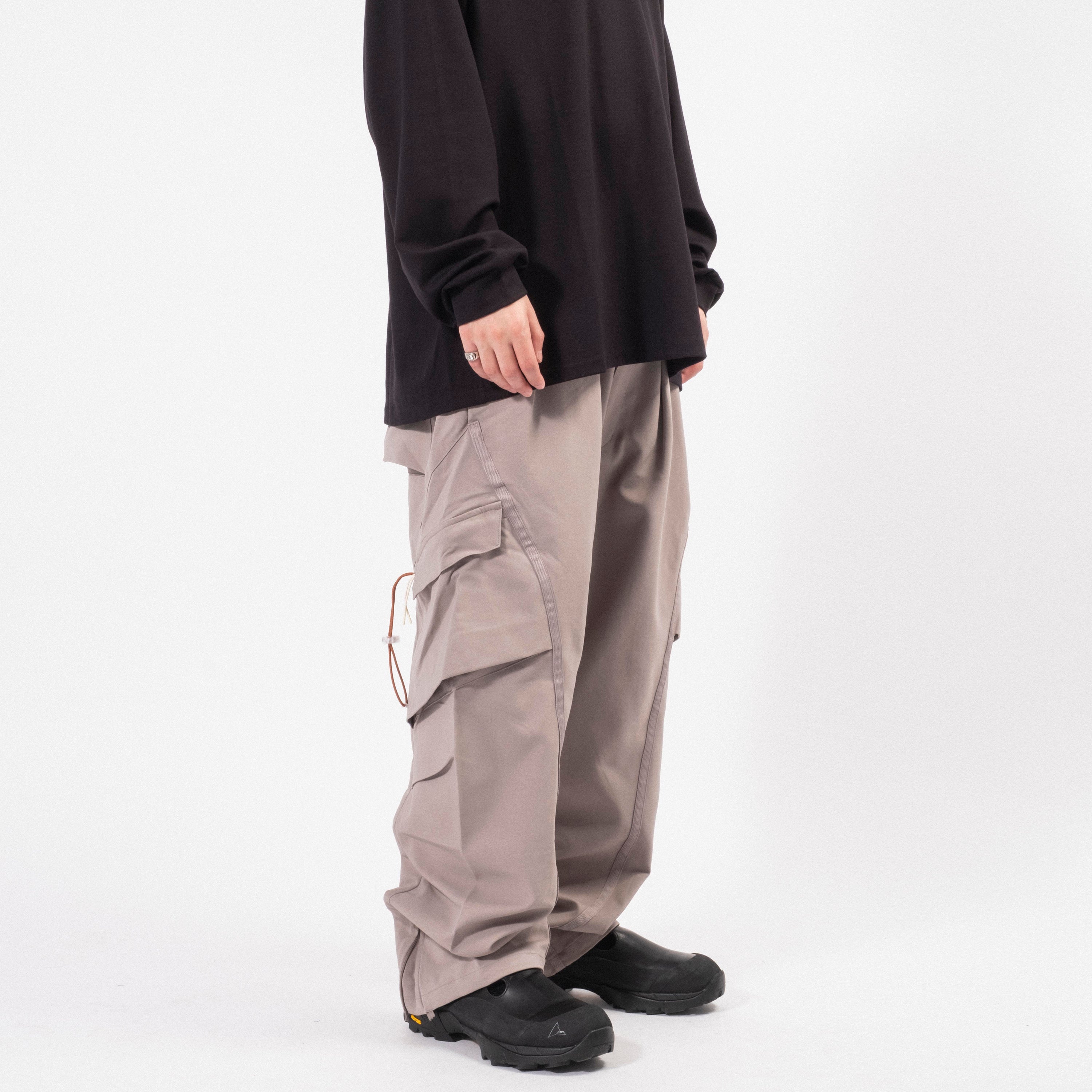 [GOOPiMADE] “G7-P1” ZETTABYTE 4D UTILITY PANTS _ L.GREY