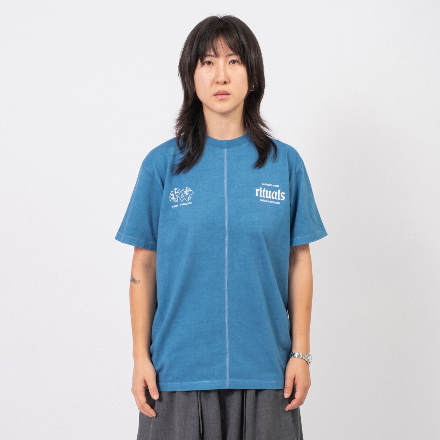 [SPACE AVAILABLE] SA06 RITUAL TEE _ INDIGO
