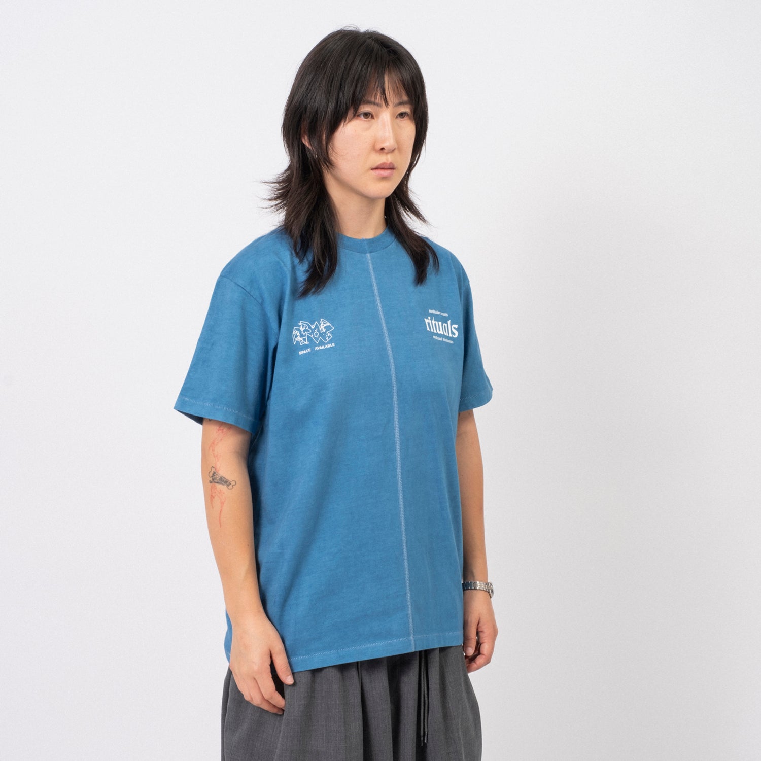 [SPACE AVAILABLE] SA06 RITUAL TEE _ INDIGO