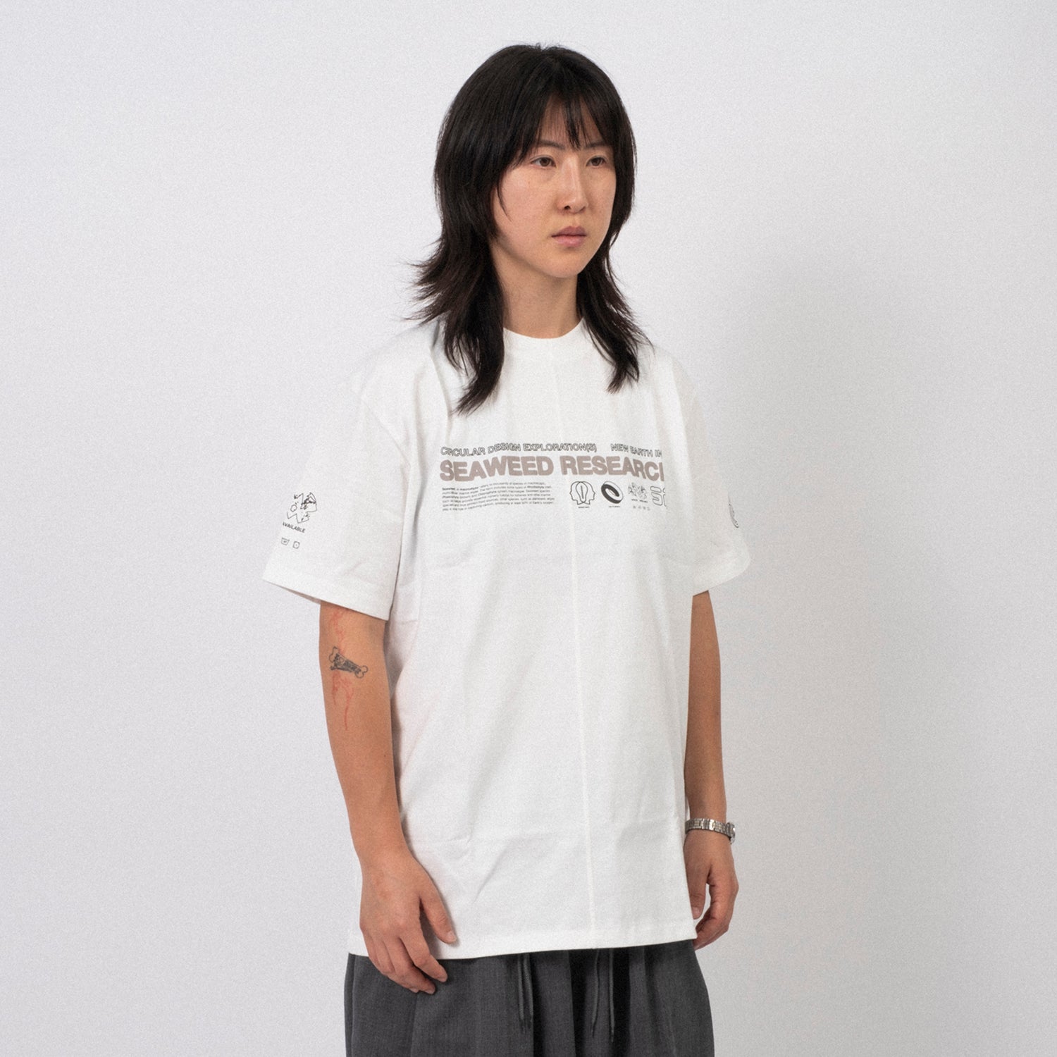 [SPACE AVAILABLE] SEAWEED RESEARCH TEE _ WHITE