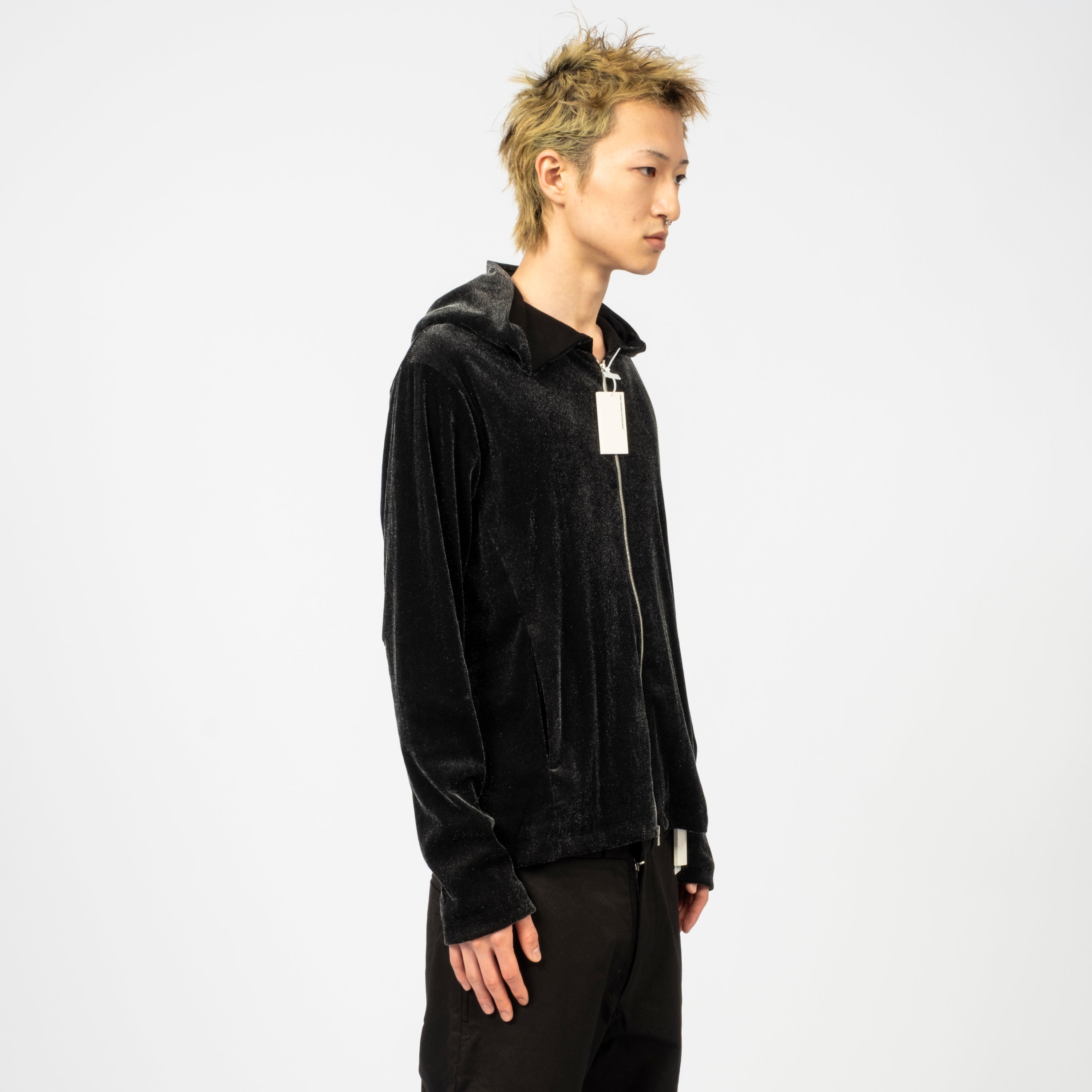 POST ARCHIVE FACTION] CABARET HOODIE (ARCHIVE) _ BLACK