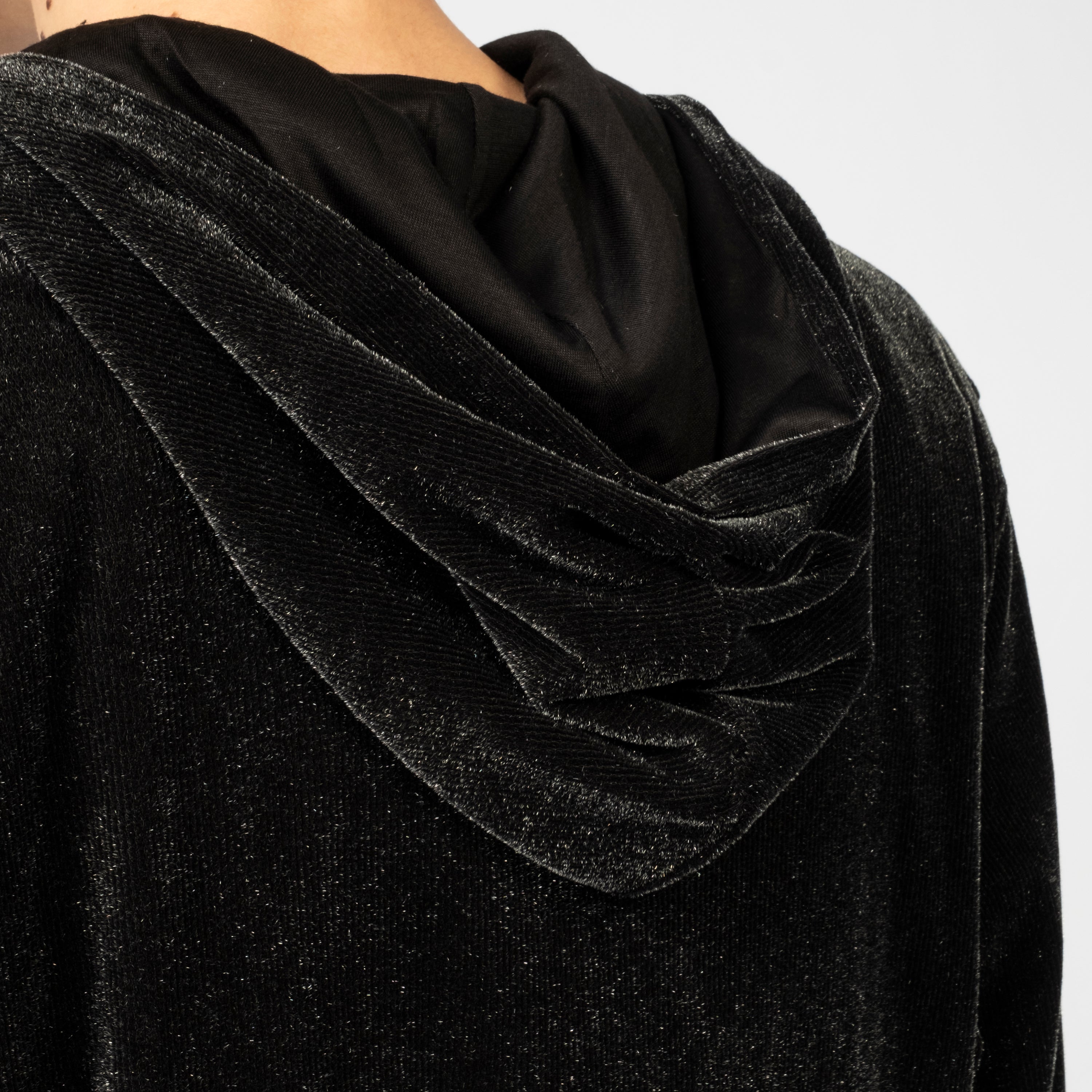 POST ARCHIVE FACTION] CABARET HOODIE (ARCHIVE) _ BLACK