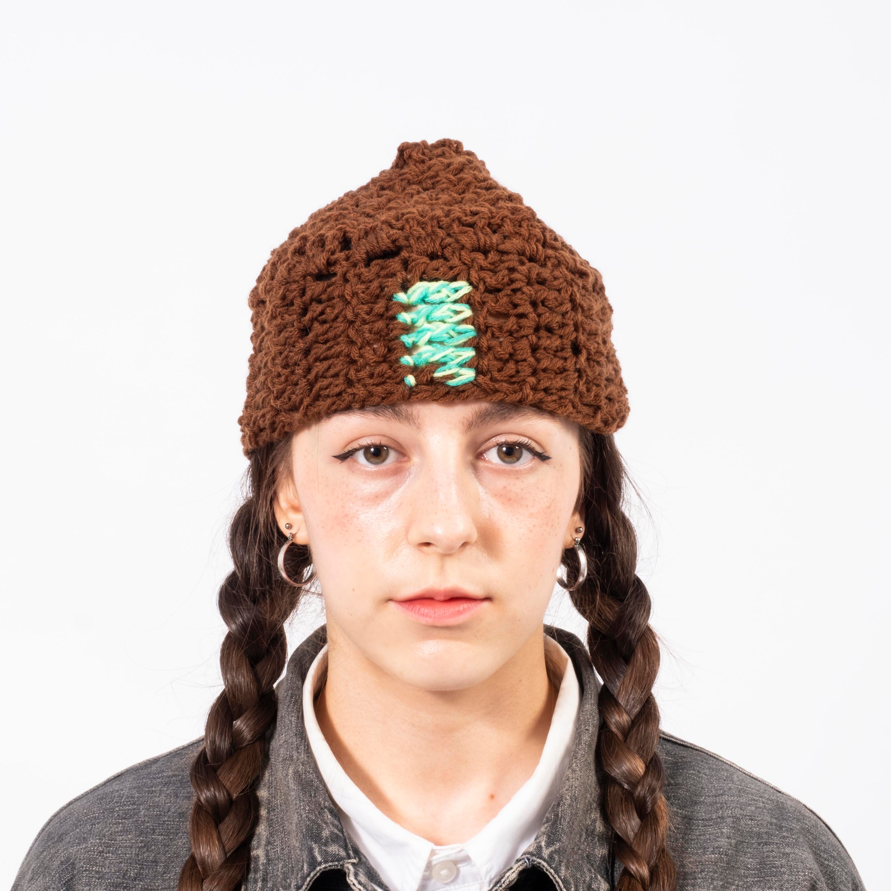 [APOLLON] SPECIAL KNIT _ BROWN