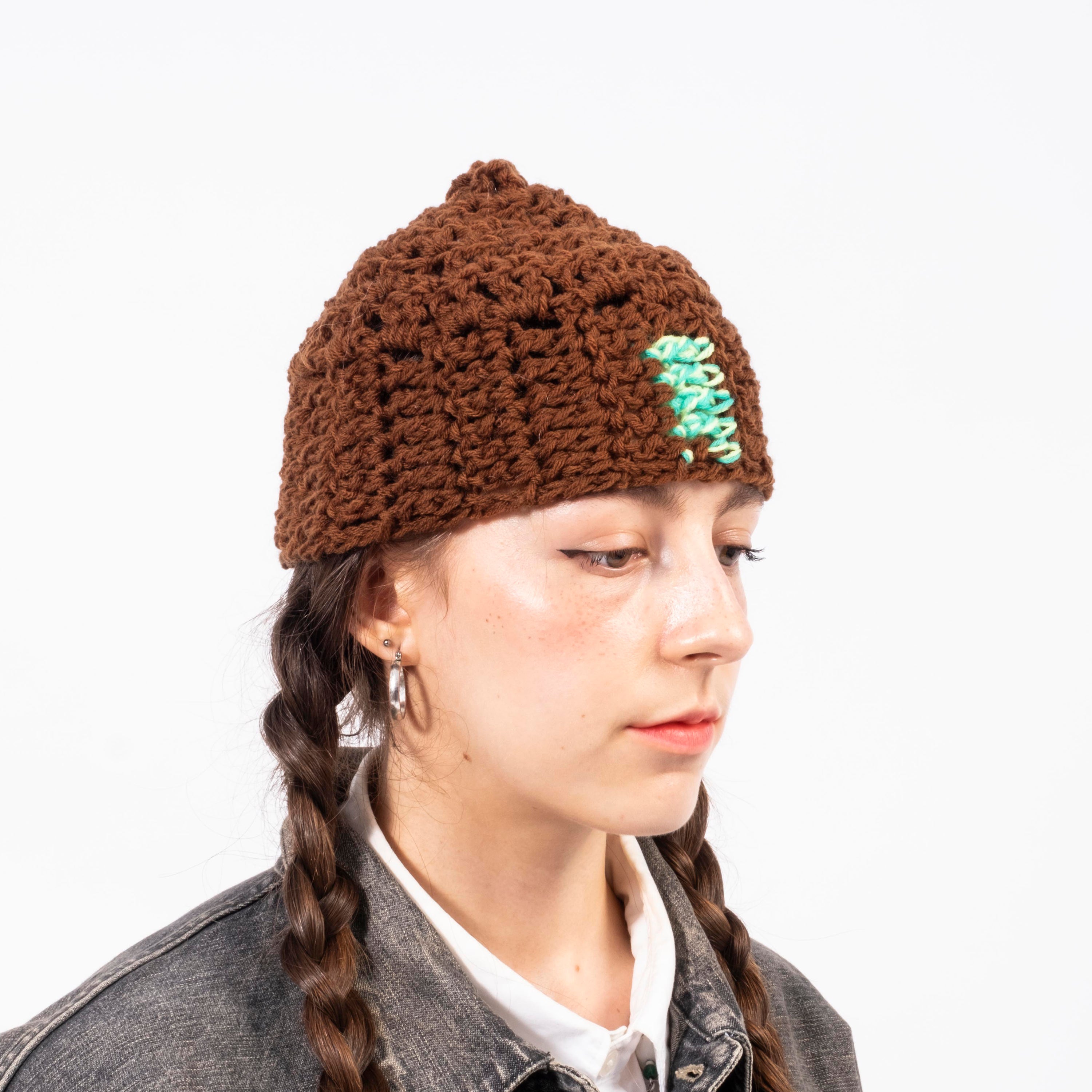 [APOLLON] SPECIAL KNIT _ BROWN