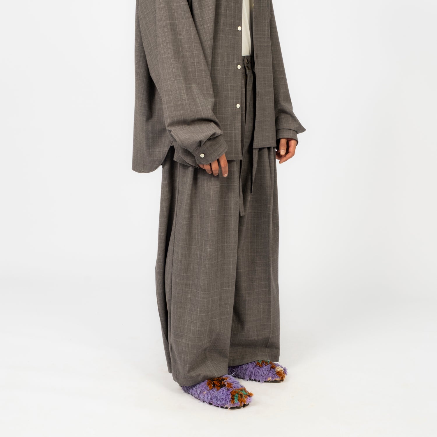 [SILLAGE] HAKAMA PANTS _ GLEN CHECK