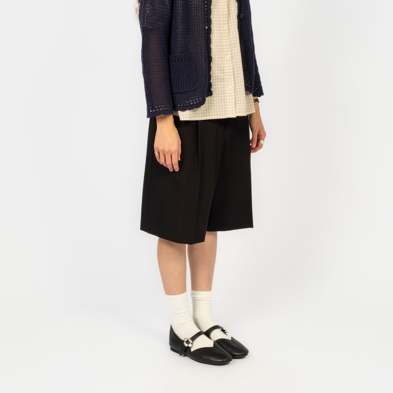 [DUNST] BERMUDA SHORTS _ BLACK