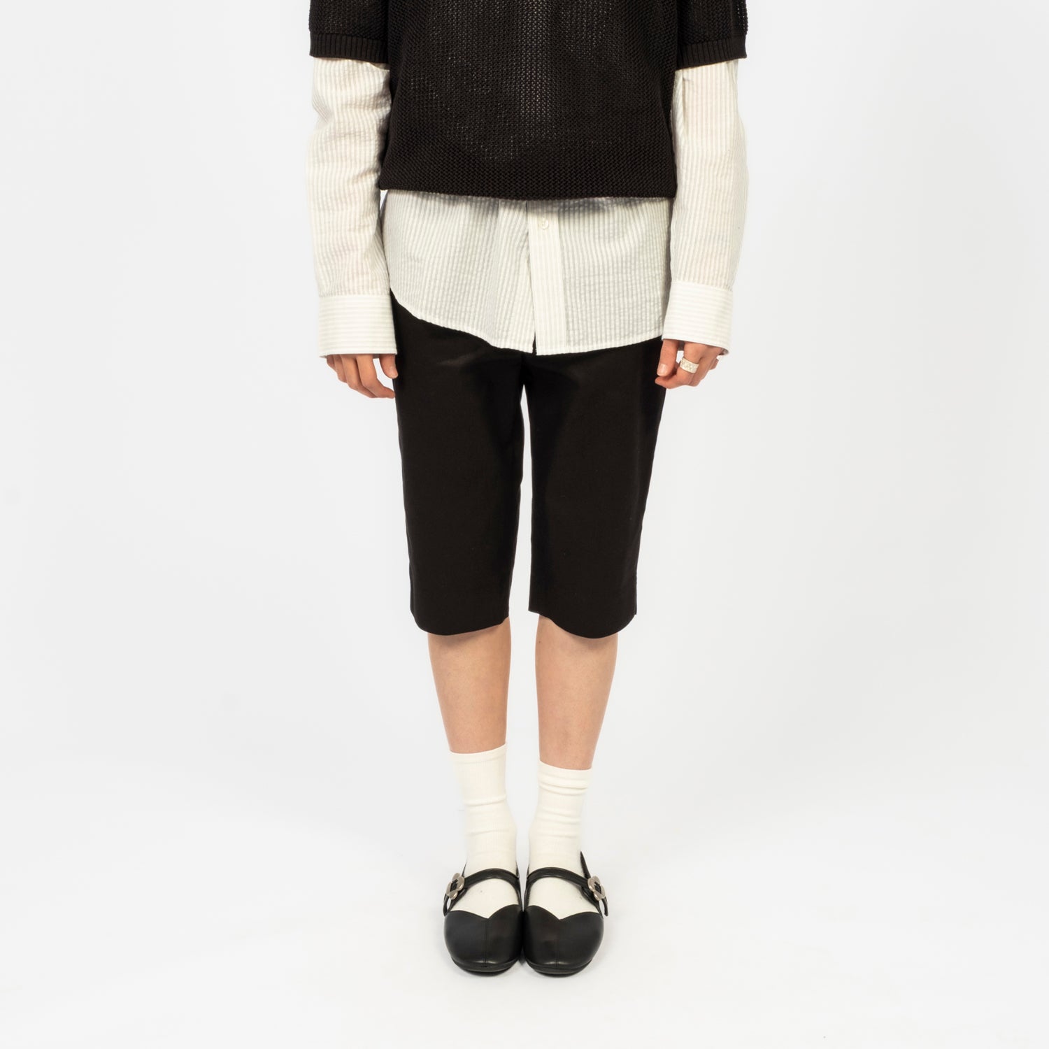 [DUNST] SLIM BIKER SHORTS _ BLACK