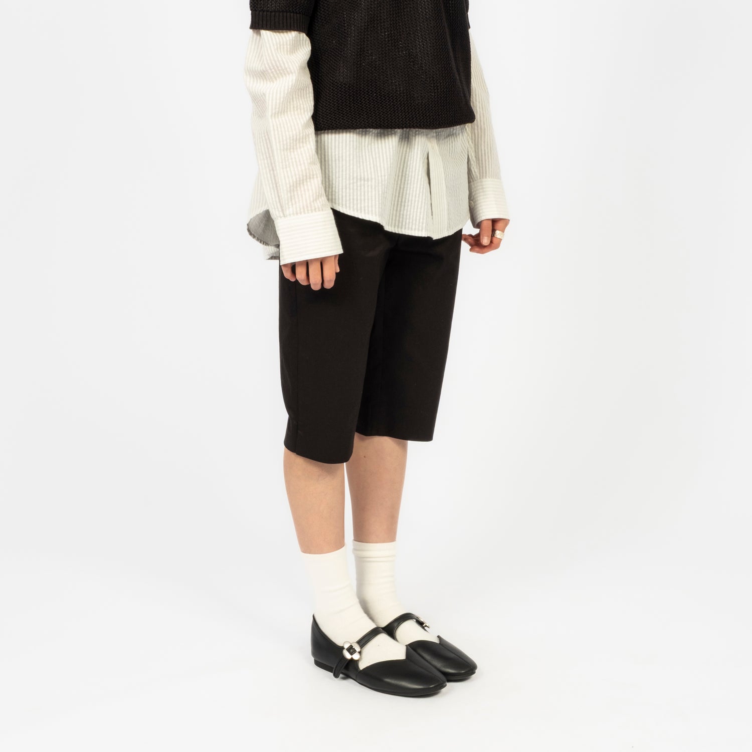 [DUNST] SLIM BIKER SHORTS _ BLACK