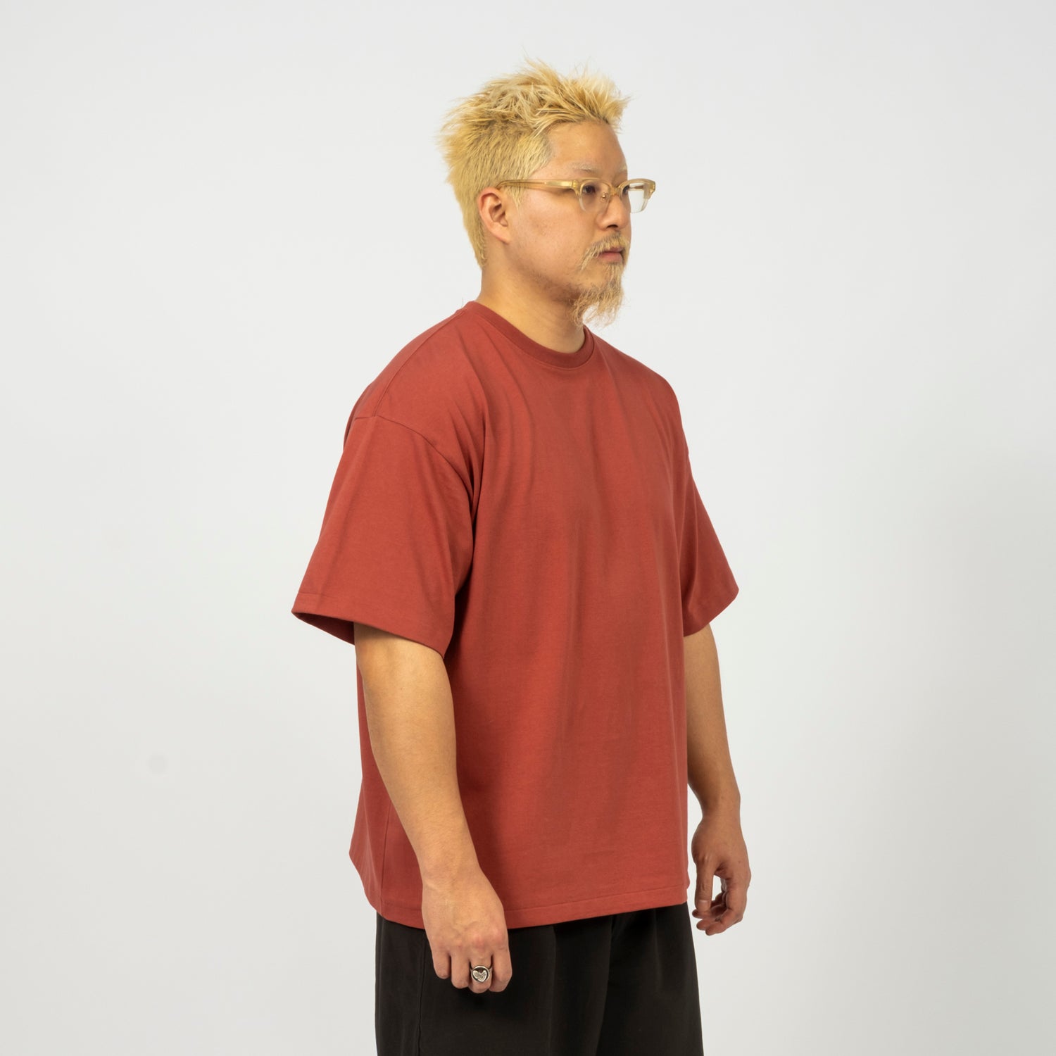 [KUNI] GUNNII T-SHIRT _ BRICK