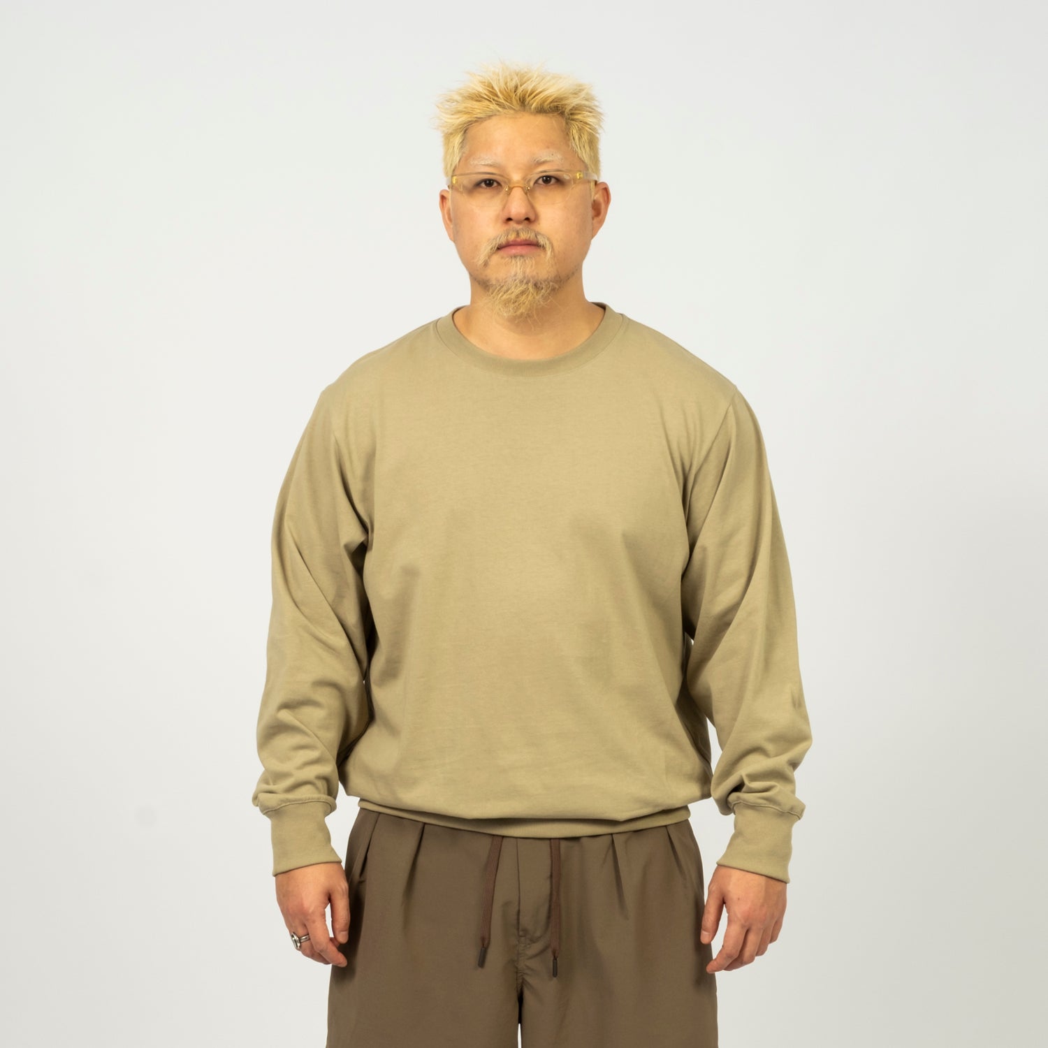 [KUNI] GUNNII L/S T-SHIRT _ OLIVE