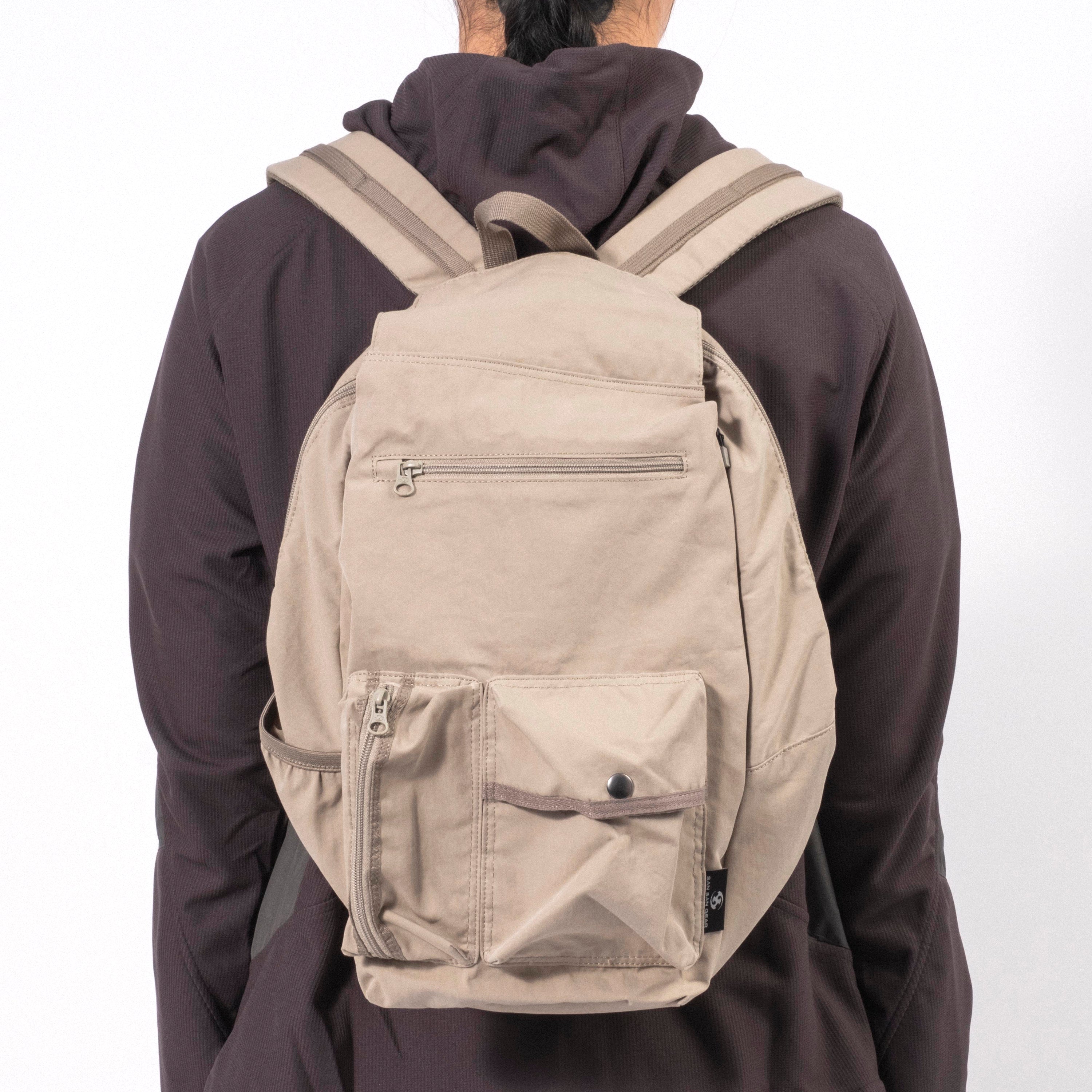 [SAN SAN GEAR] WEBBING POCKET BAG _ BEIGE