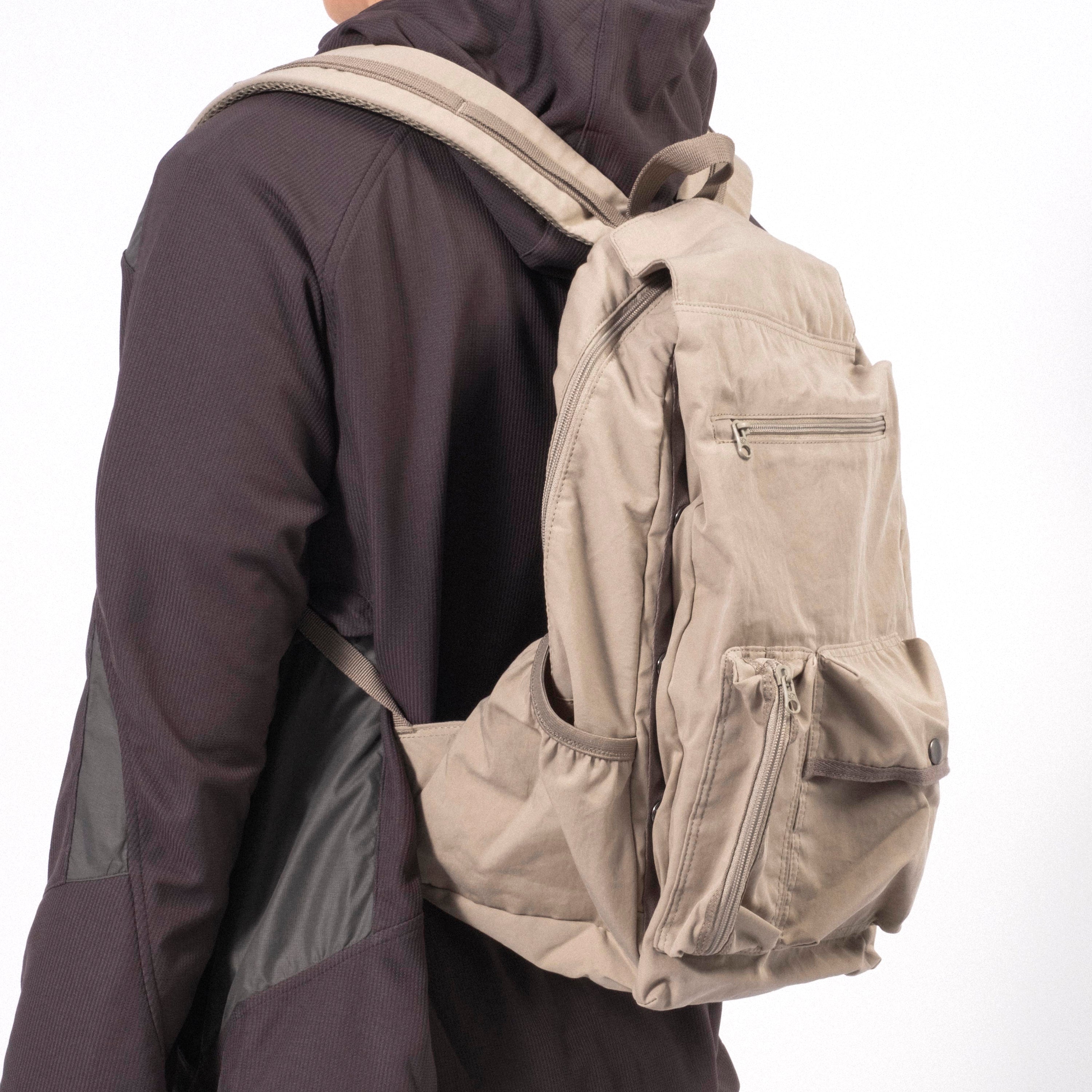 [SAN SAN GEAR] WEBBING POCKET BAG _ BEIGE