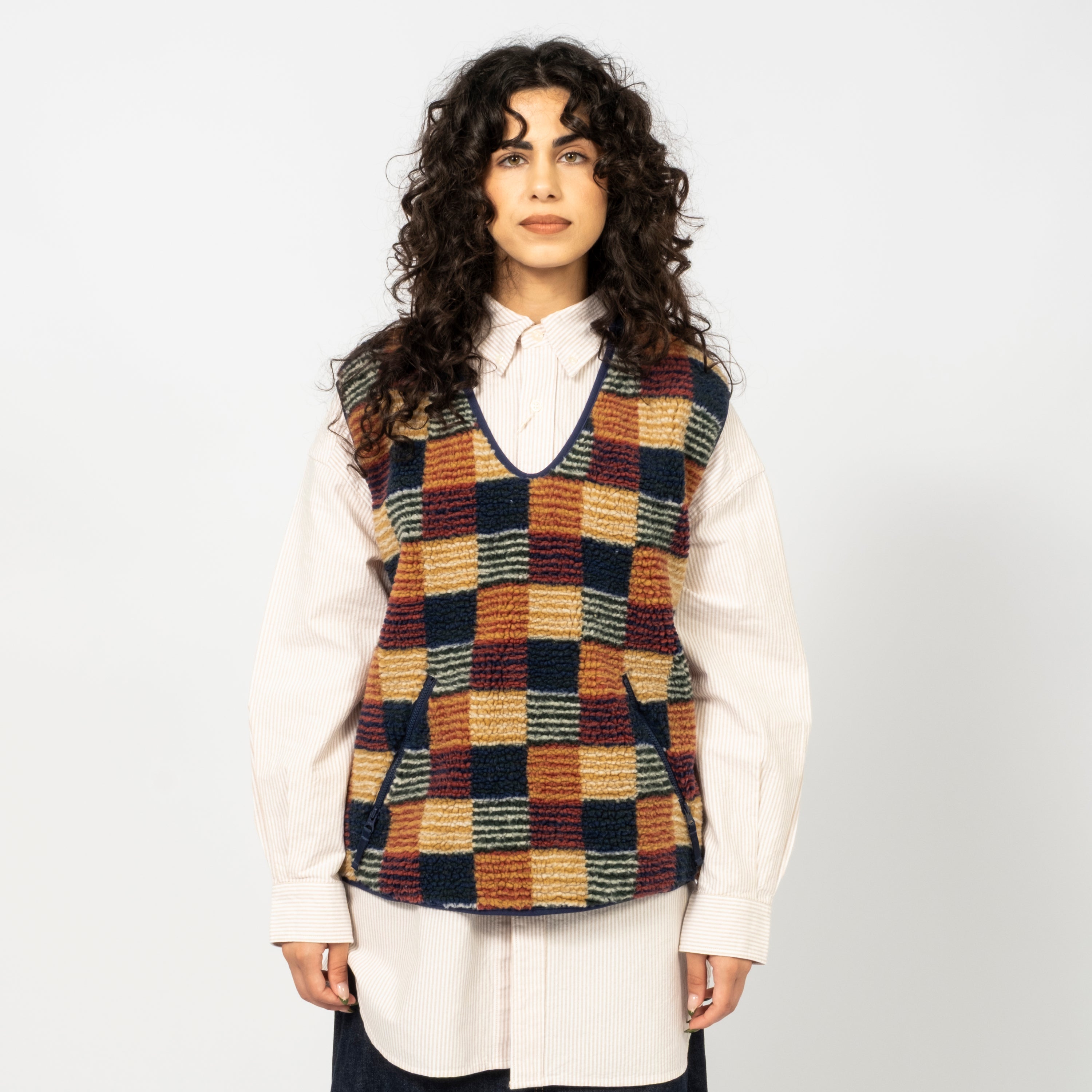 [BEAMS BOY] O.BOY JACQUARD BOA PULLOVER _ MULTI