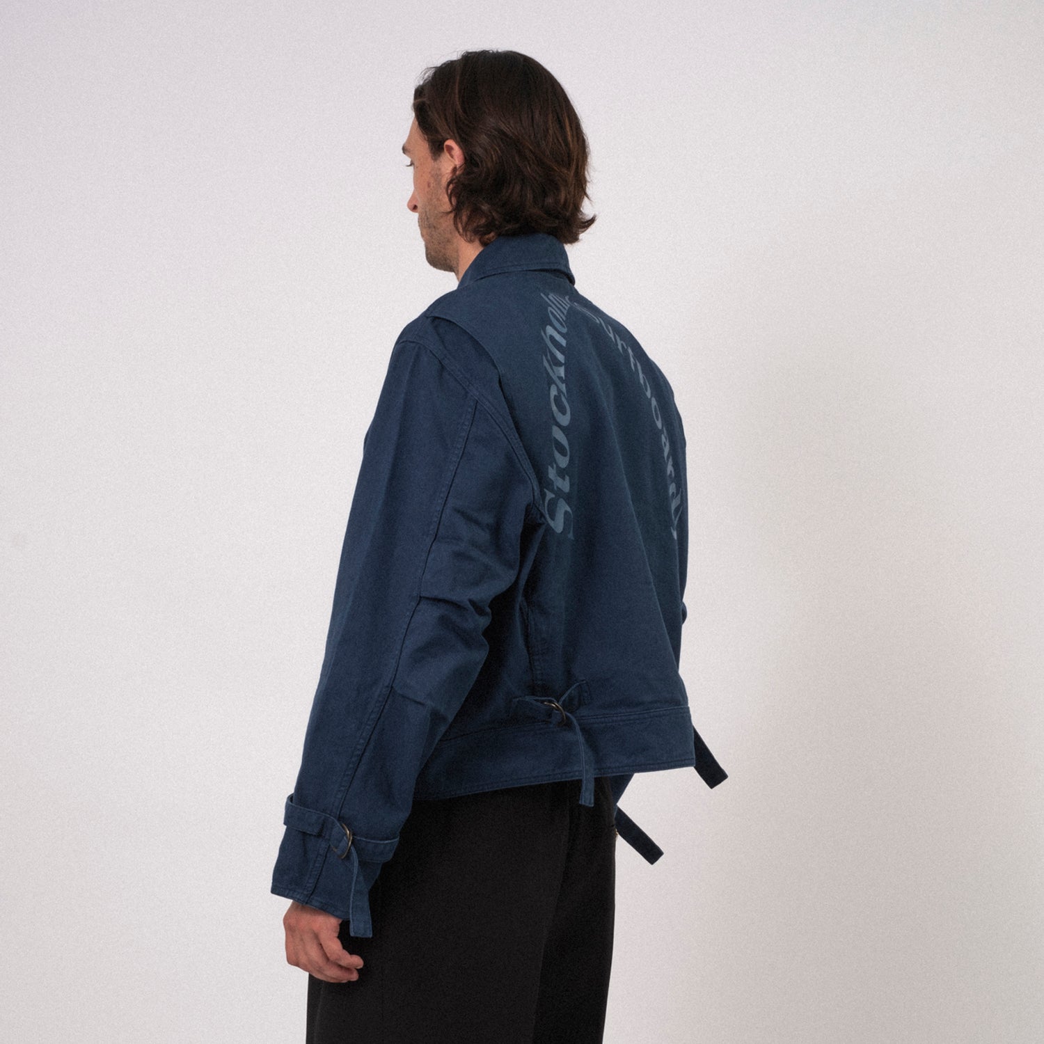 [STOCKHOLM (SURFBOARD) CLUB] U3000100 WORK JACKET _ BLUE