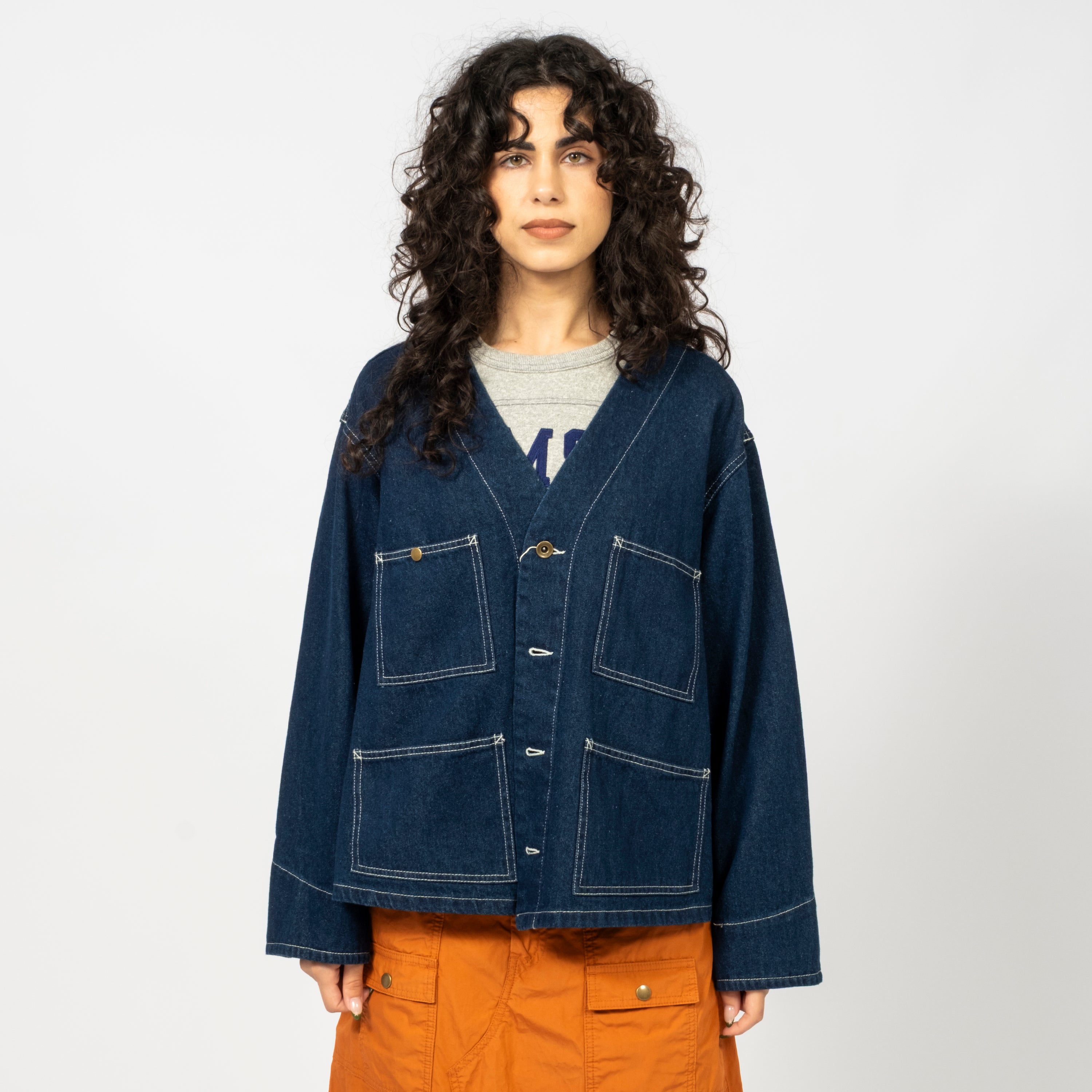 [BEAMS BOY] O.DENIM ENGINEER JACKET _ INDIGO