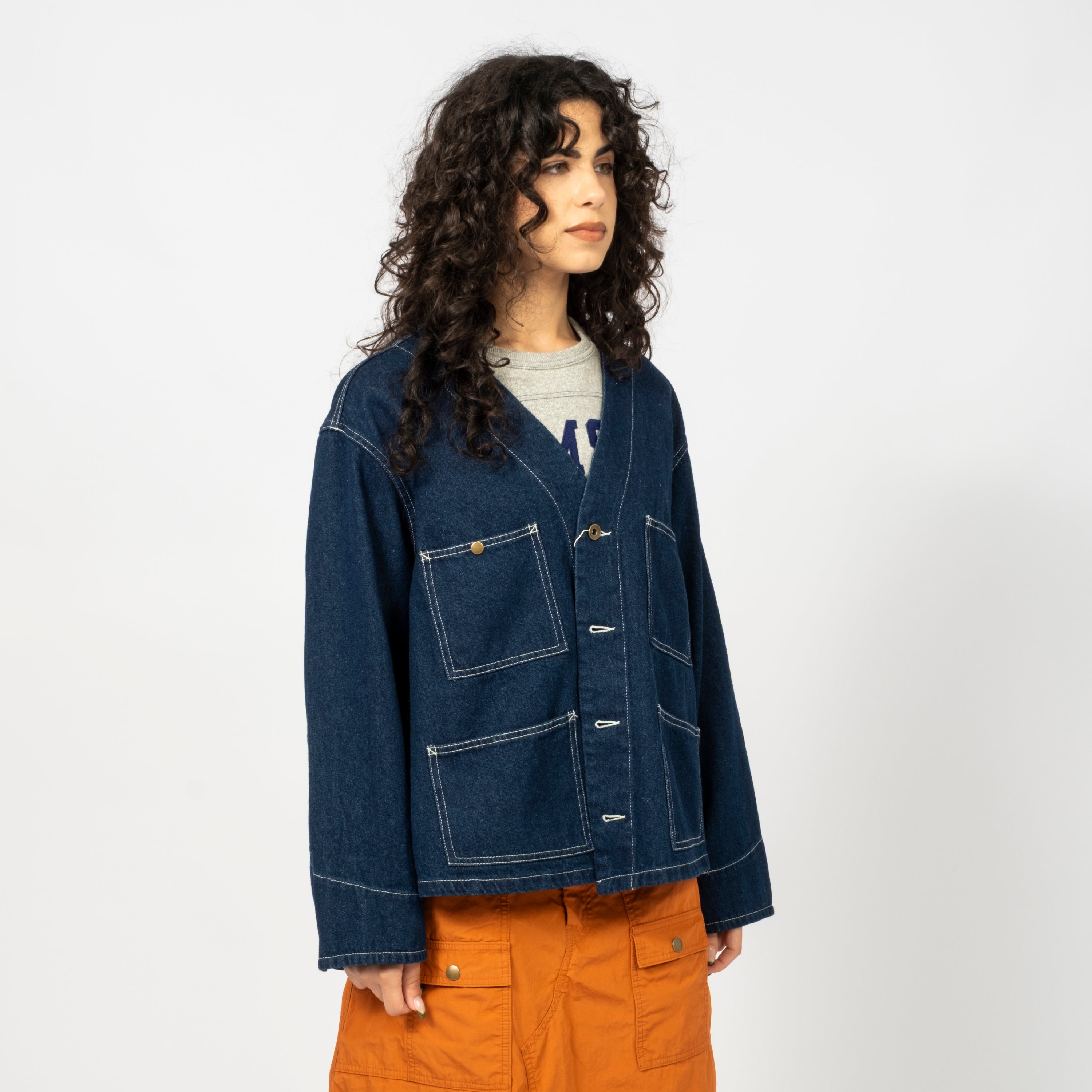 [BEAMS BOY] O.DENIM ENGINEER JACKET _ INDIGO