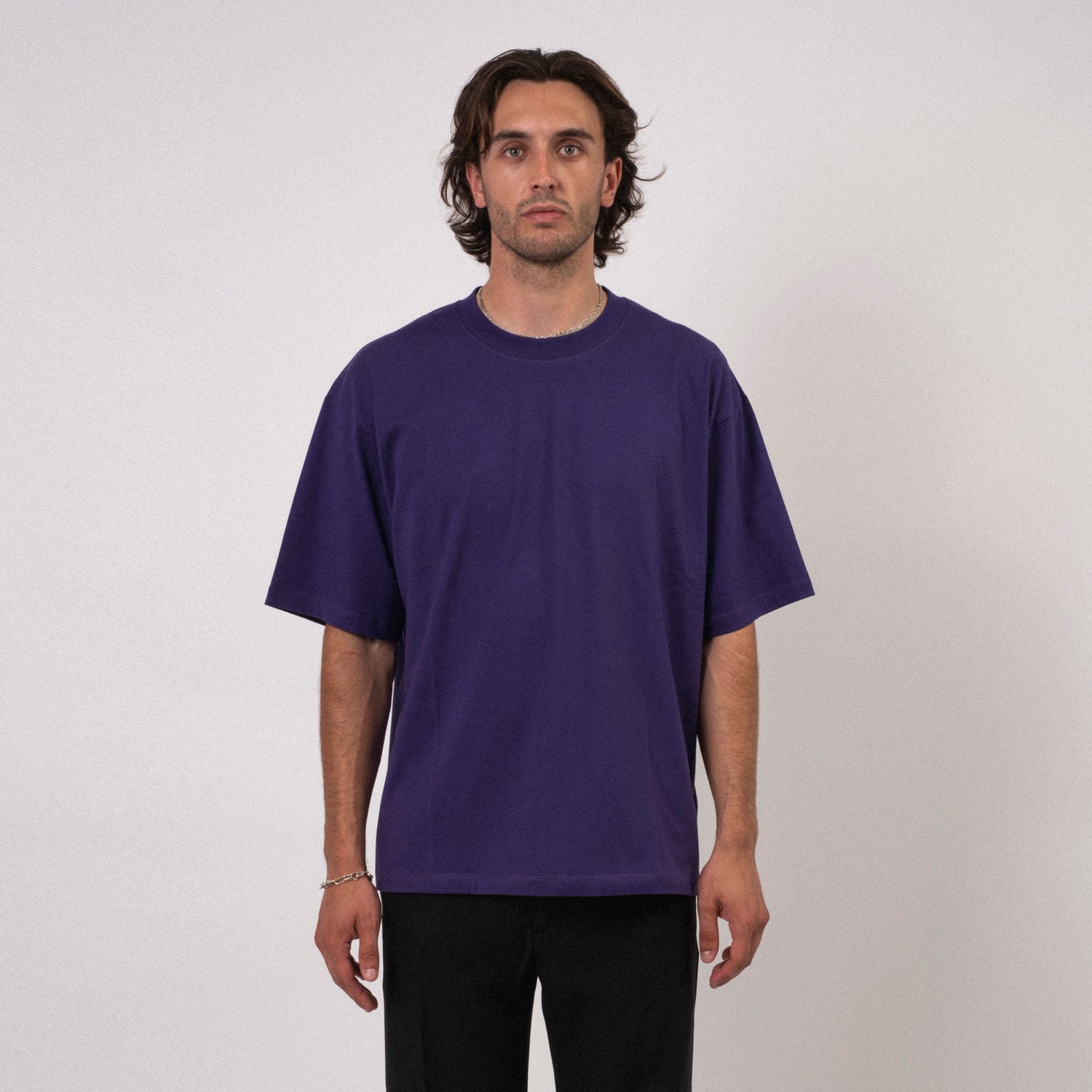 [STOCKHOLM (SURFBOARD) CLUB] U1000043  REGULAR TEE _ PLUM