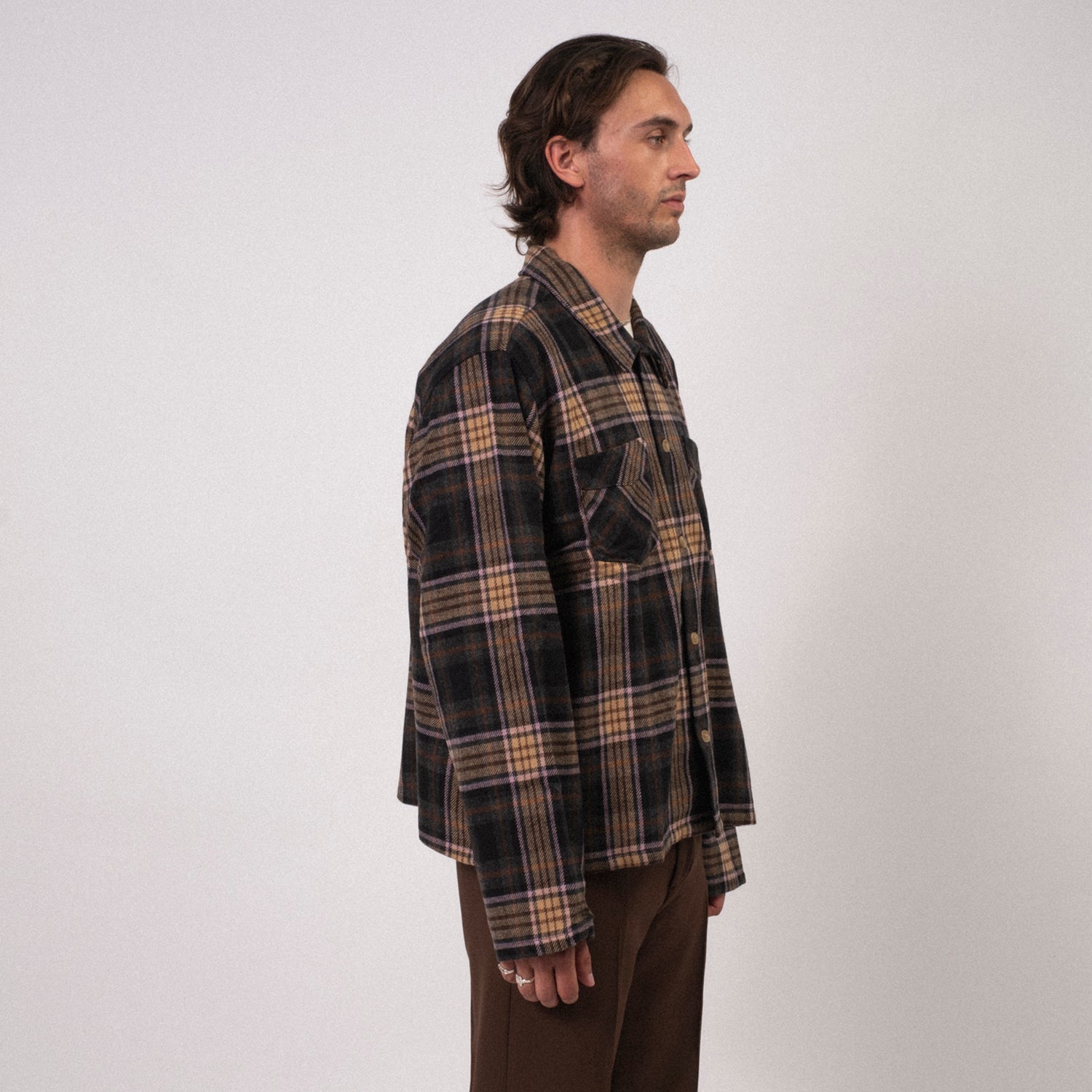 [STOCKHOLM (SURFBOARD) CLUB] U4000108 CLUB OVERSHIRT _ MULTI CHECK