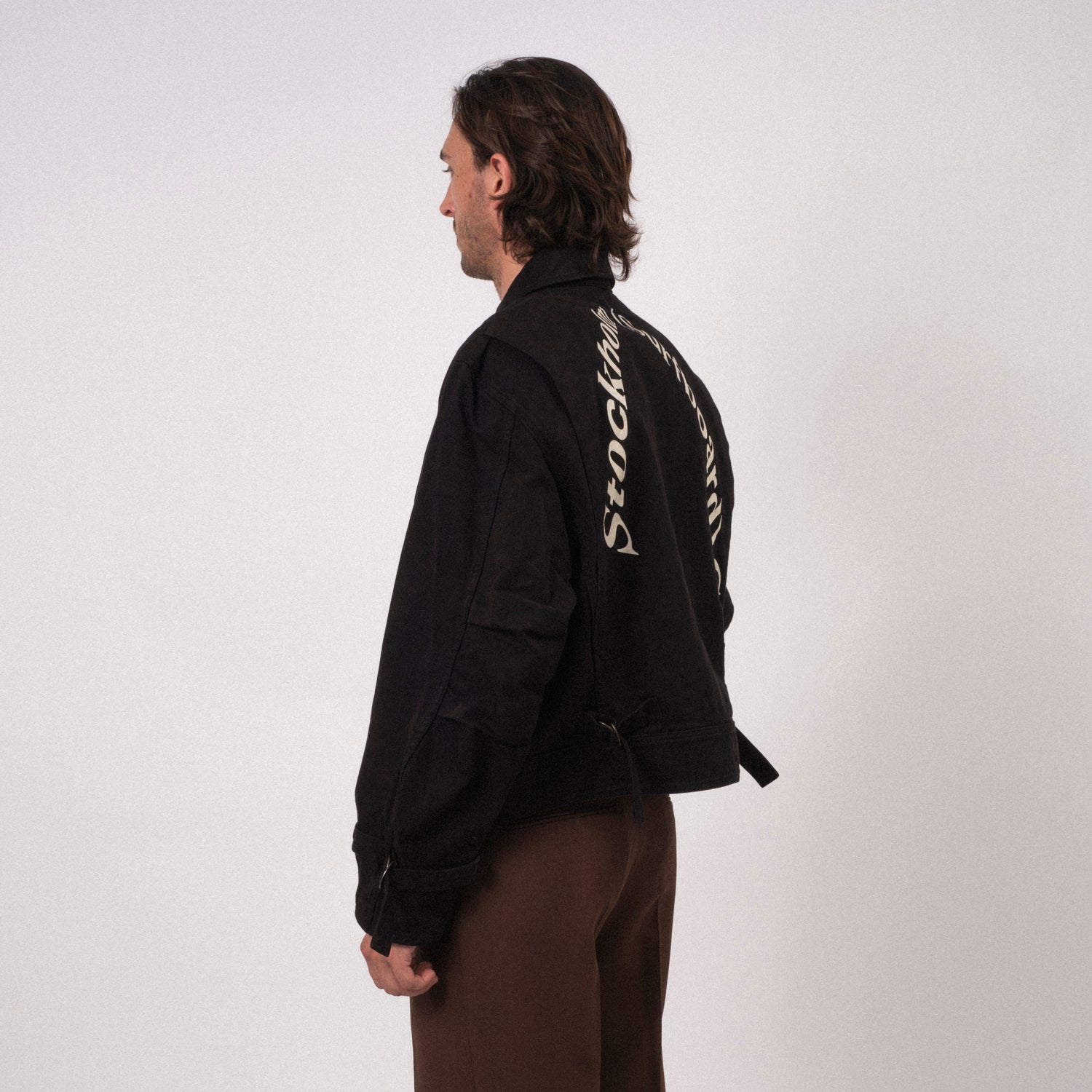 [STOCKHOLM (SURFBOARD) CLUB] U3000100 WORK JACKET _ BLACK