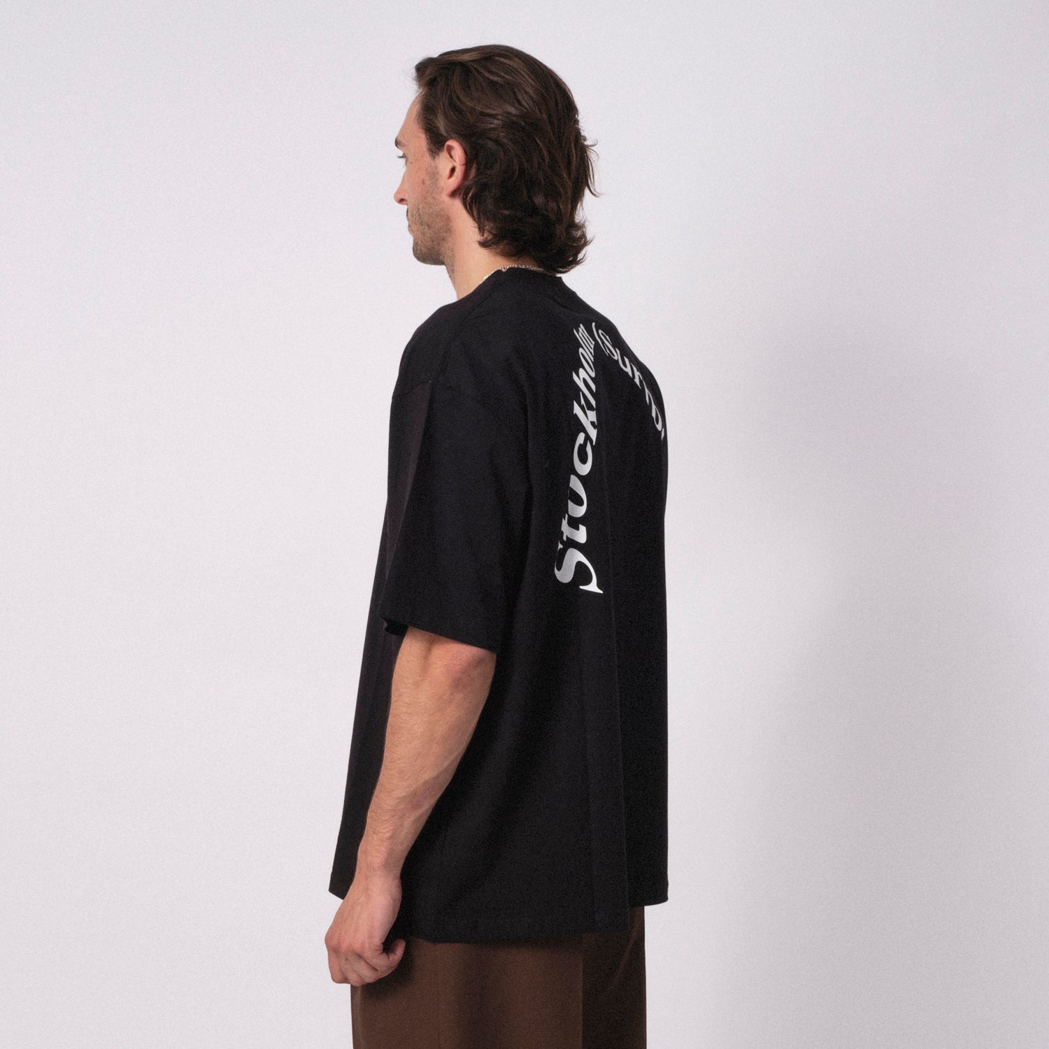 [STOCKHOLM (SURFBOARD) CLUB] U1000043 REGULAR TEE _ BLACK