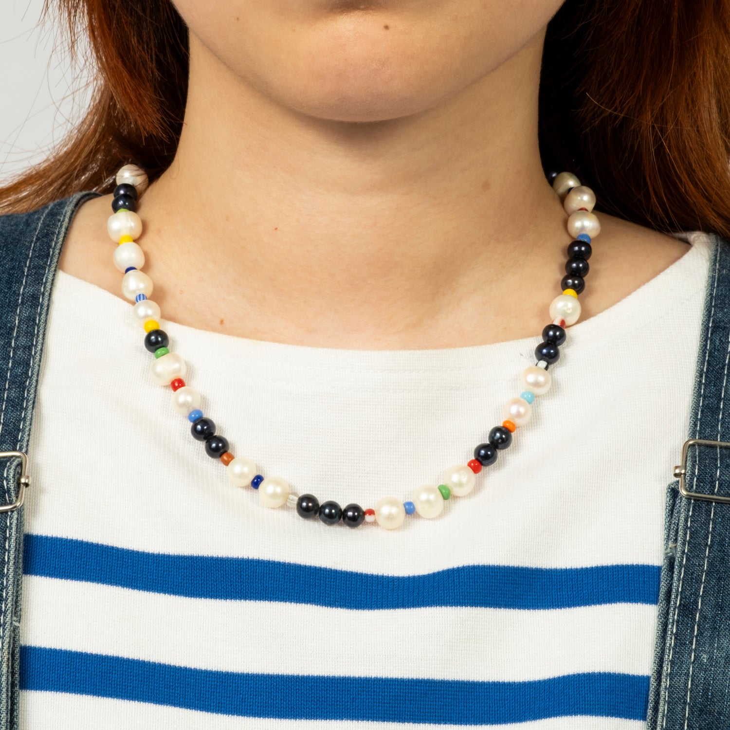 [52HZ LAB] NEON ZEBRA NECKLACE