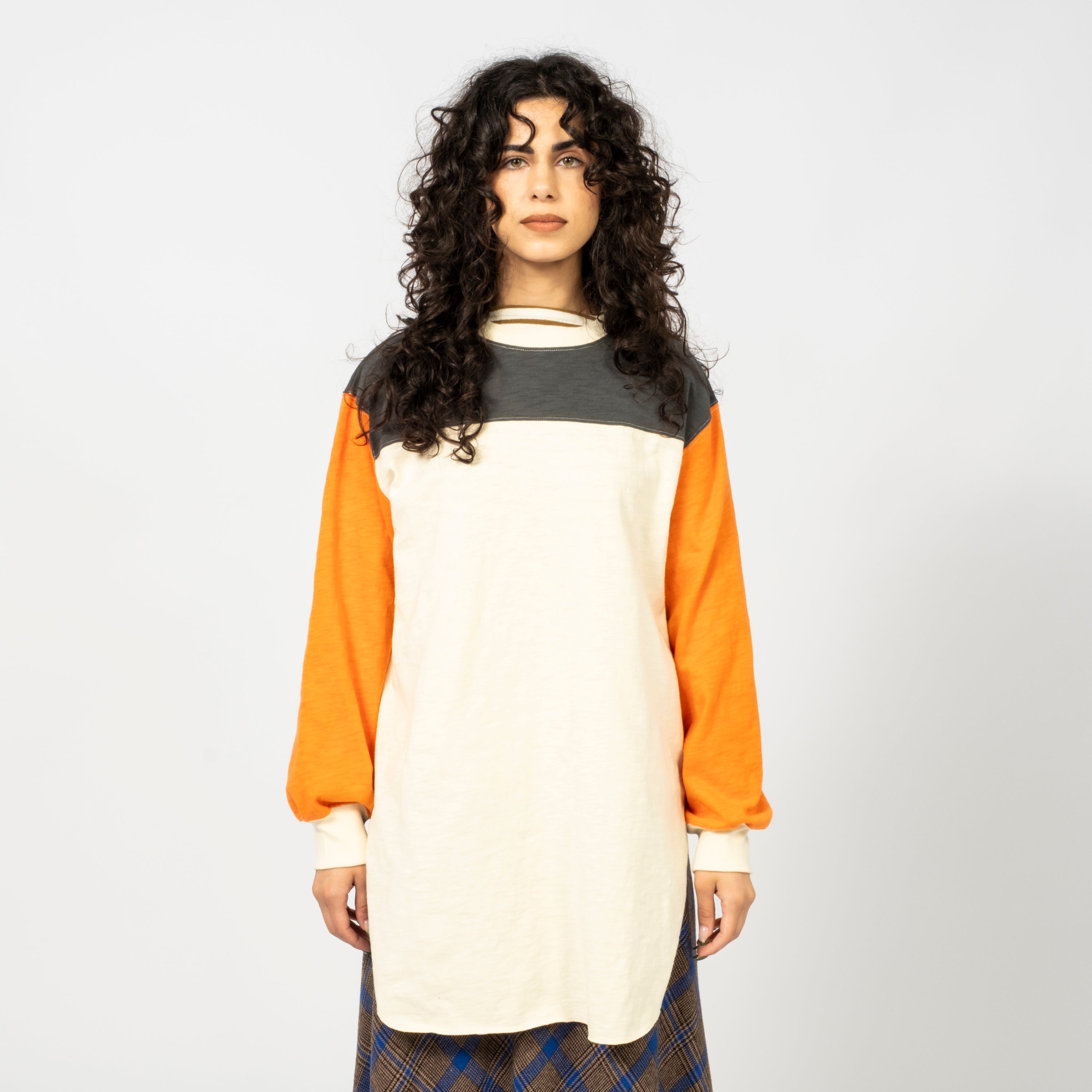 [BEAMS BOY] O.CRAZY FOOTBALL DRESS _ IVORY