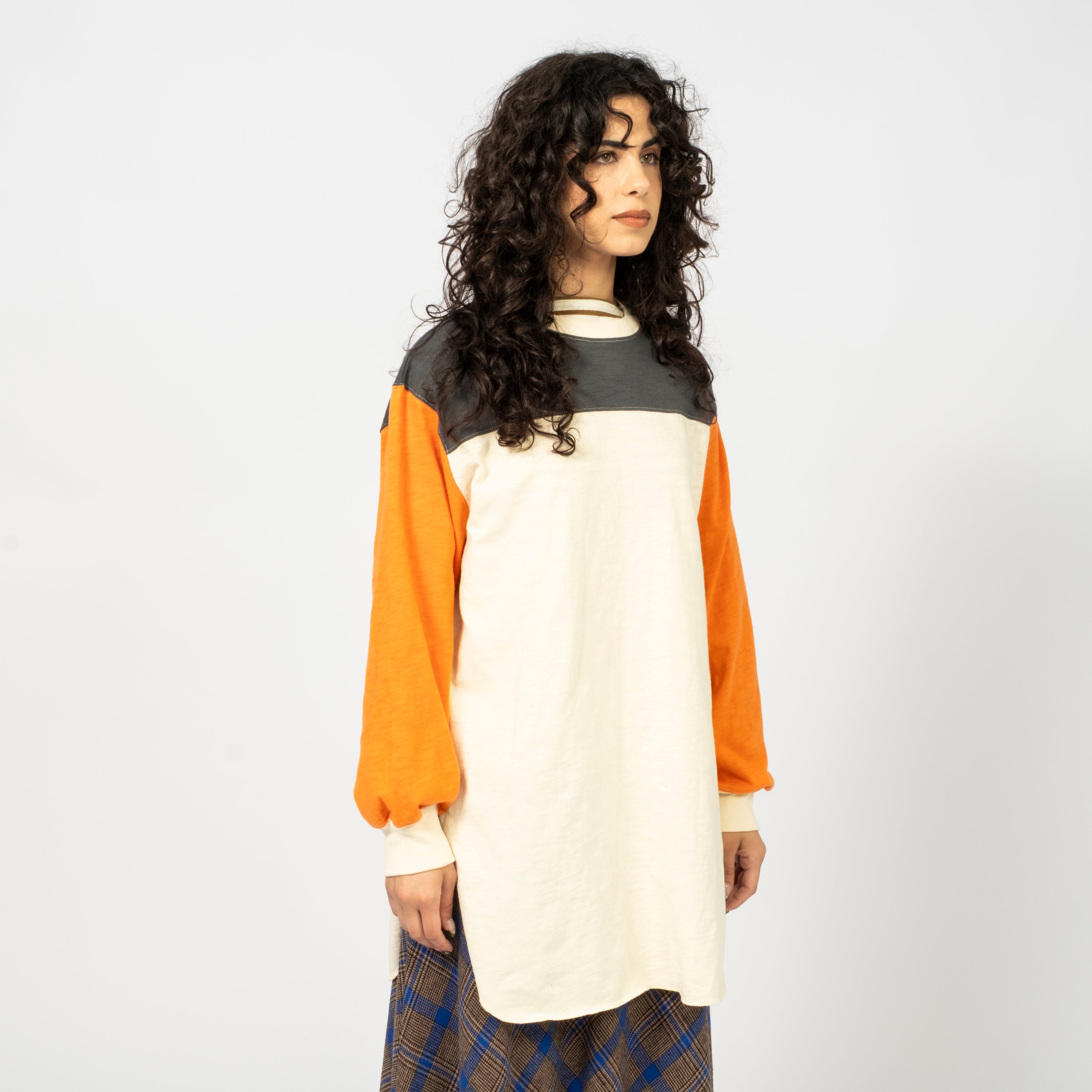 [BEAMS BOY] O.CRAZY FOOTBALL DRESS _ IVORY