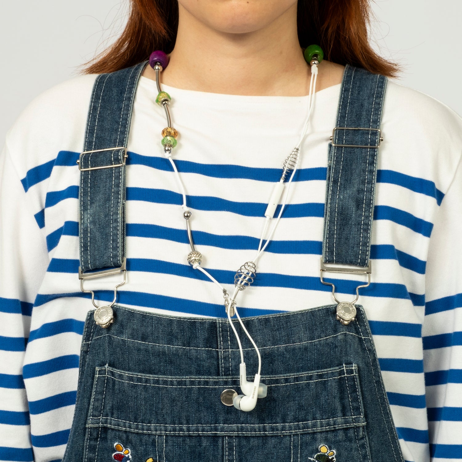 [52HZ LAB] SAMSUNG EARPHONE NECKLACE WOOD