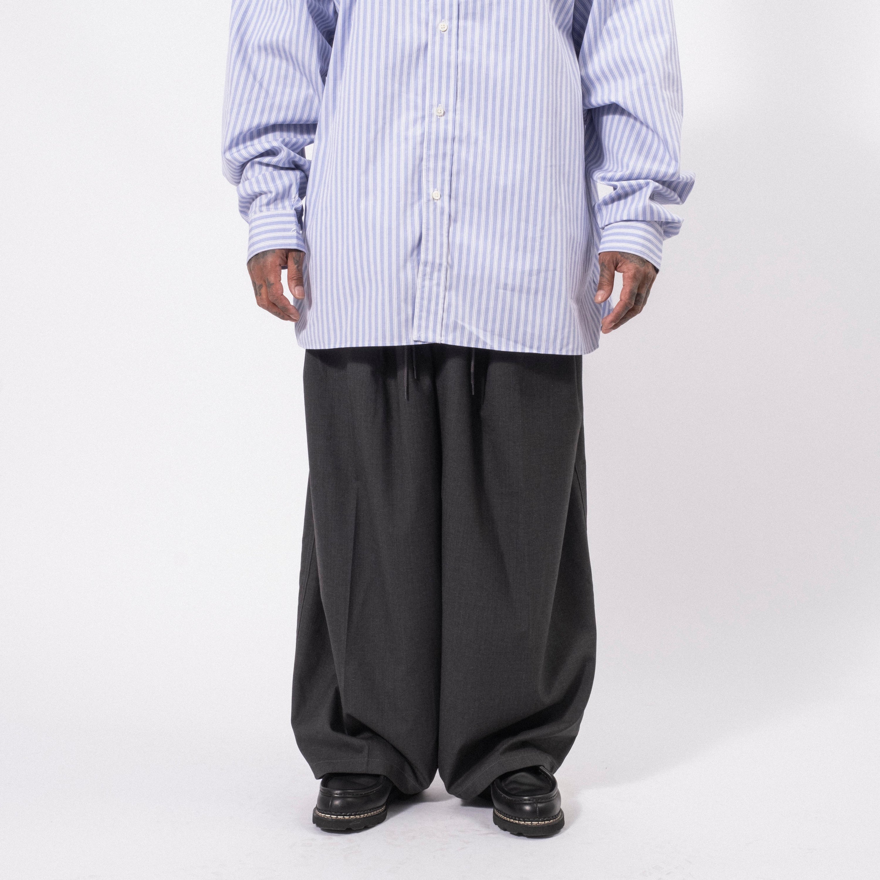 [SILLAGE] CIRCULAR PANTS _ ANTHRACITE