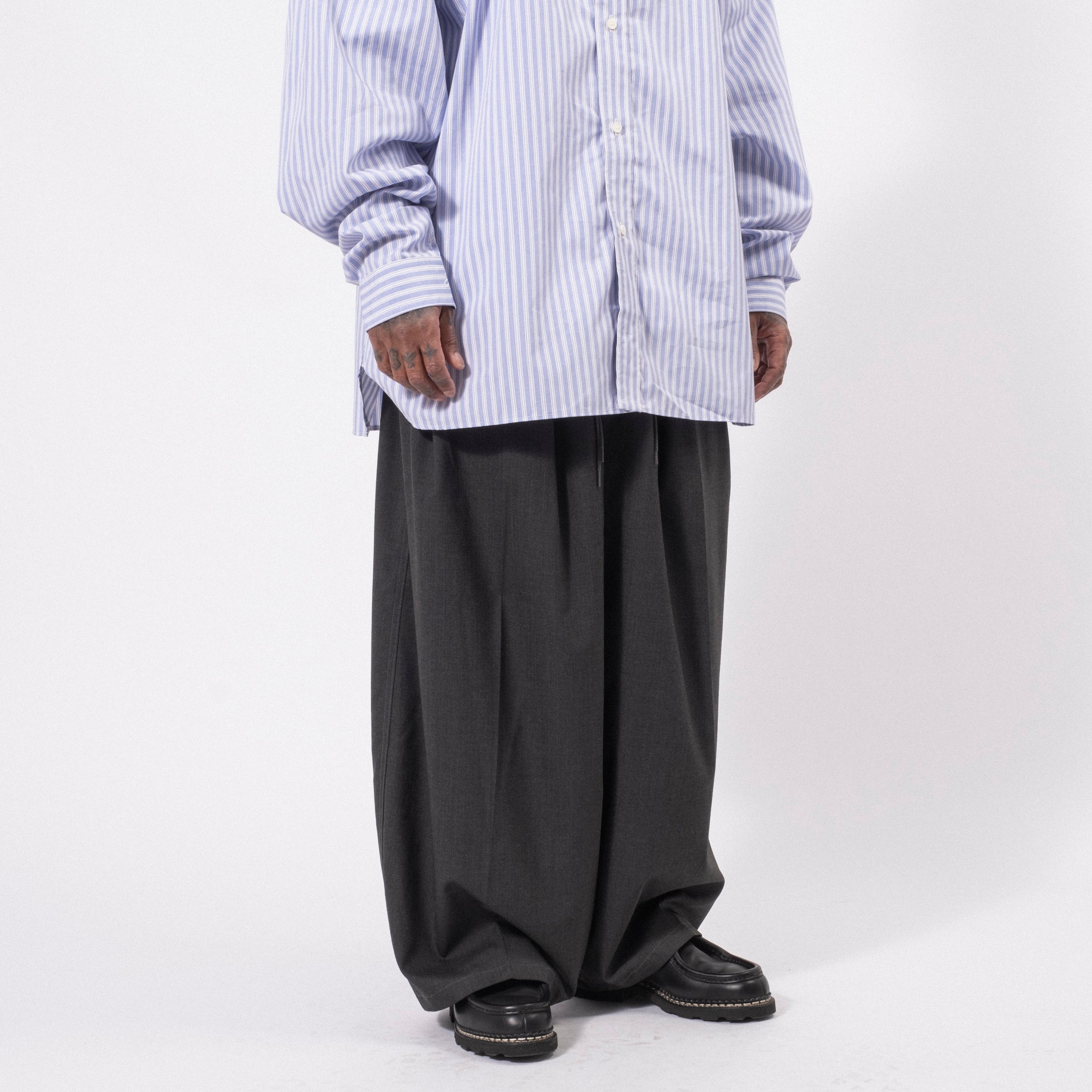 [SILLAGE] CIRCULAR PANTS _ ANTHRACITE