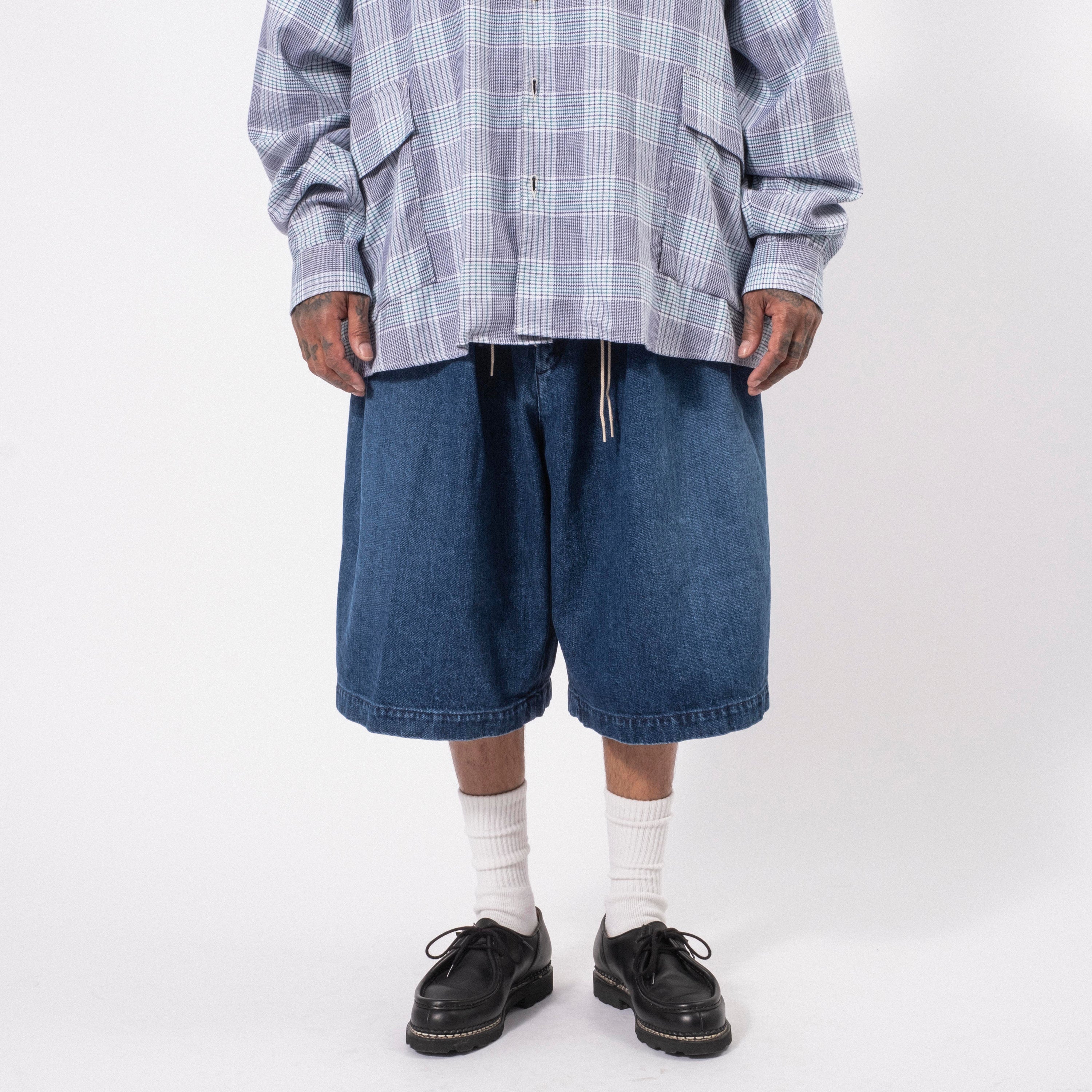 [SILLAGE] CIRCULAR SHORTS _ USED WASH
